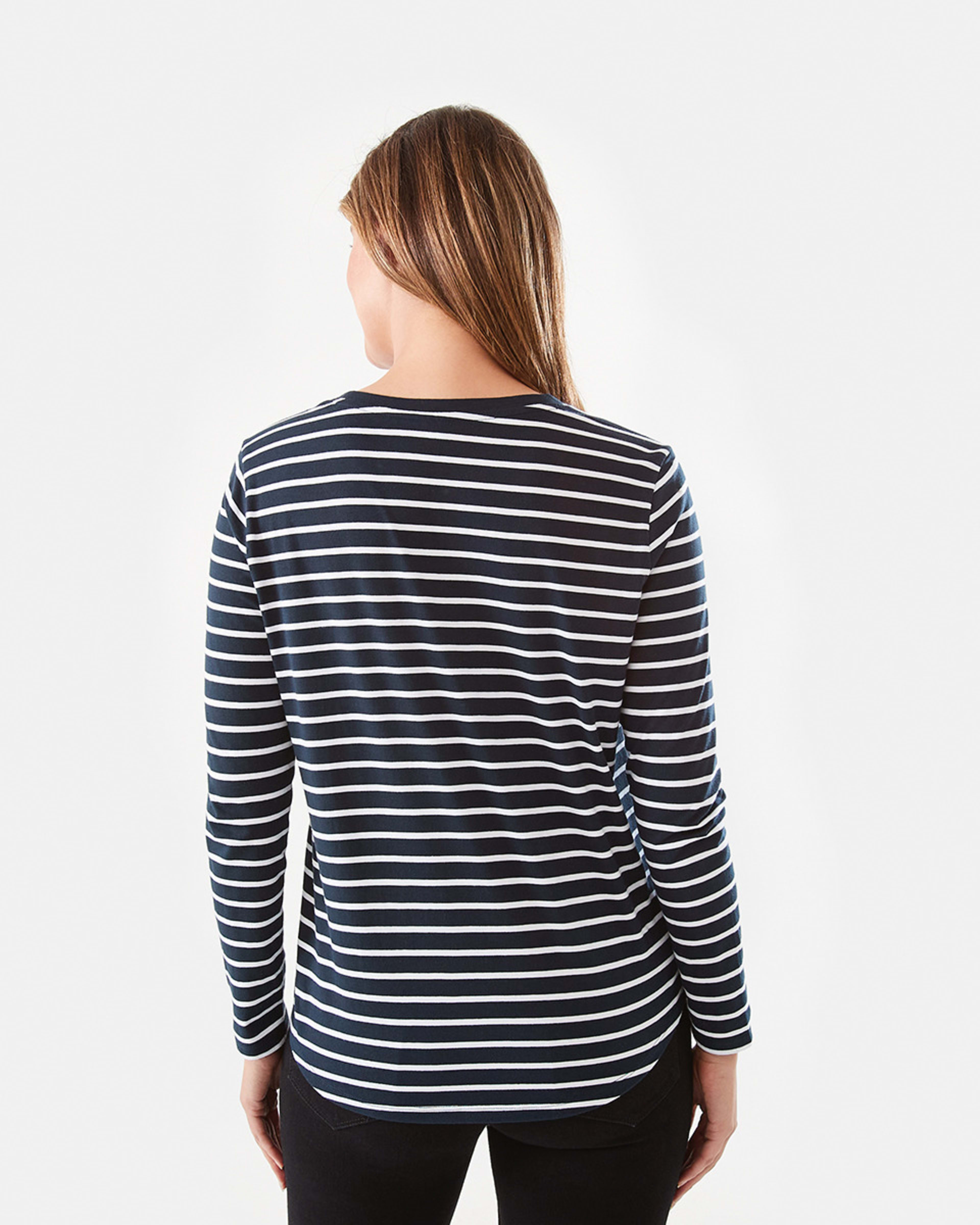 3 Long Sleeve Cotton T-shirt Wide St Nv, 3 of 6