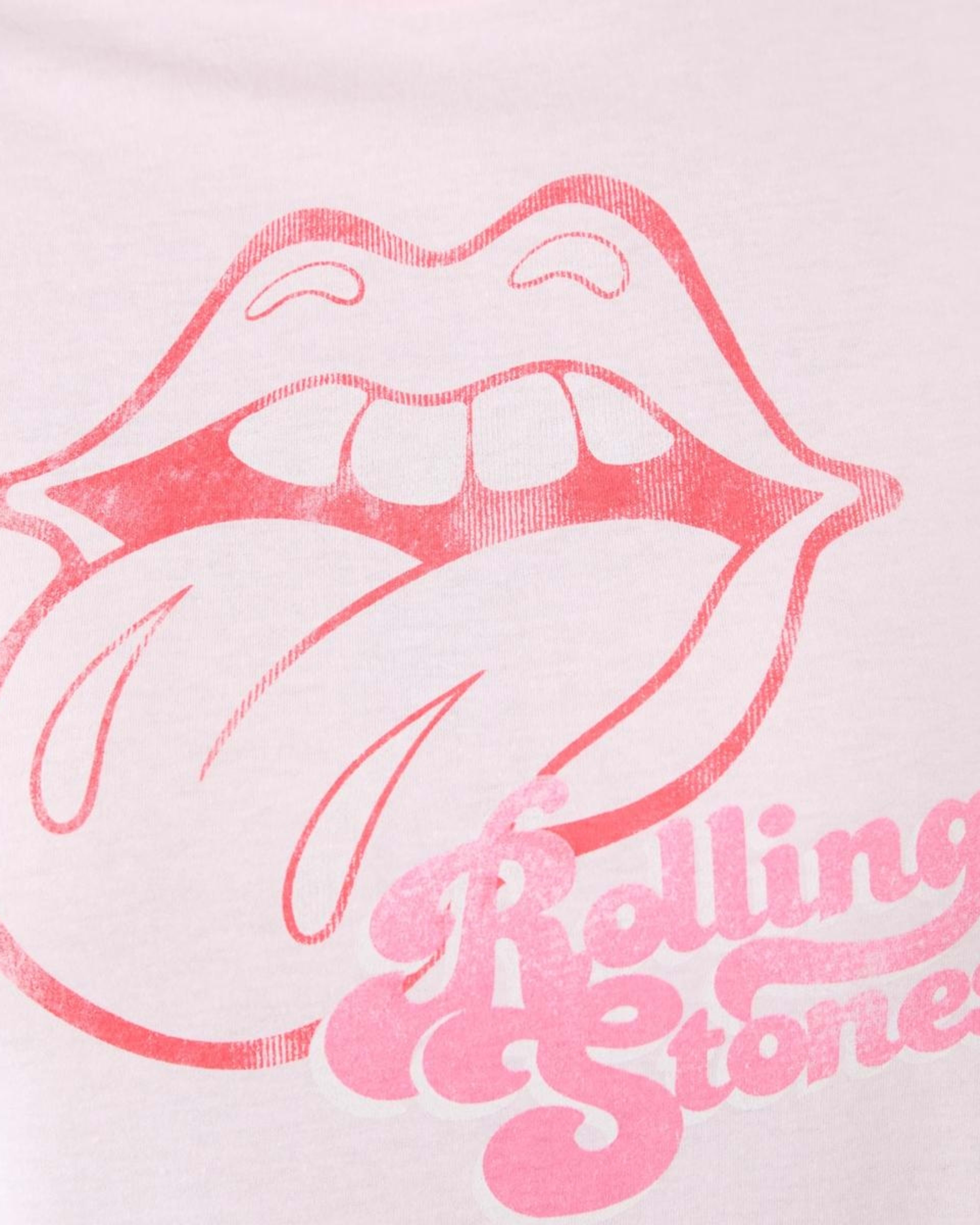 5 Curve Rolling Stones License Short Sleeve T-shirt ROLLING STONES PINK, 5 of 6