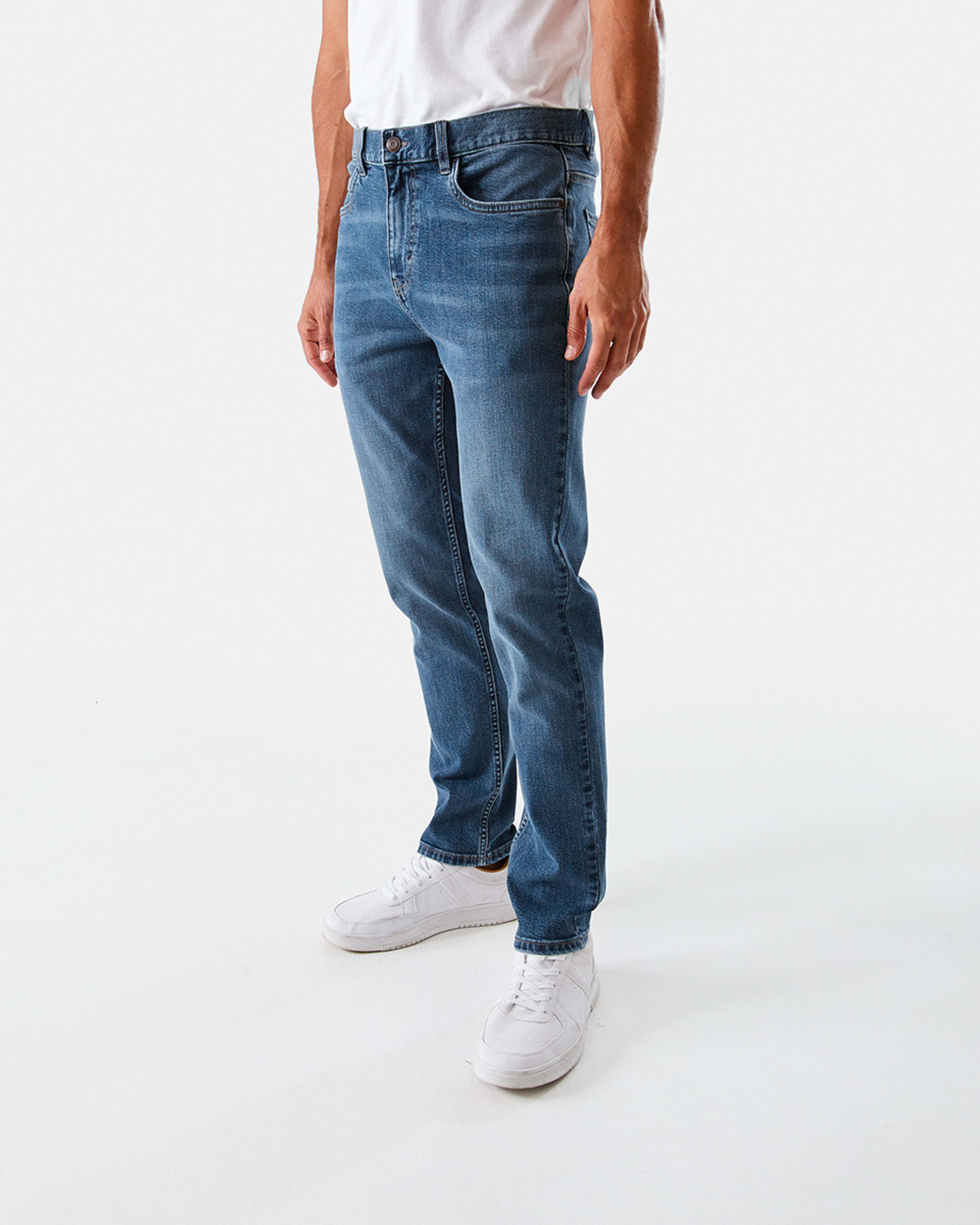 2 Slim Fit Stretch Jeans MID WASH, 2 of 5