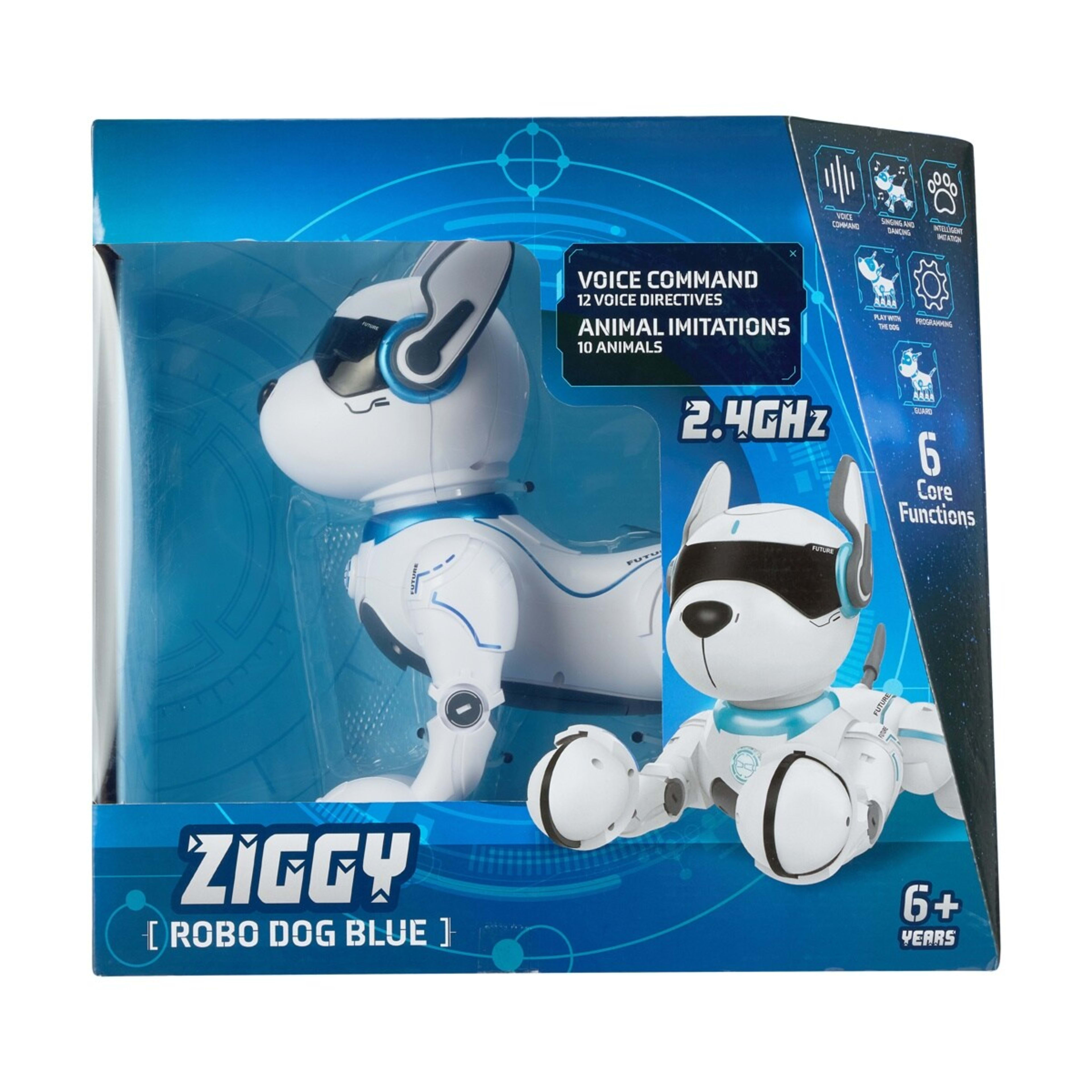1 Ziggy Robo Dog Blue