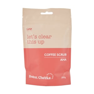 OXX Bodycare Let's Clear This Up Sweet Cheeks Coffee Scrub 200g -