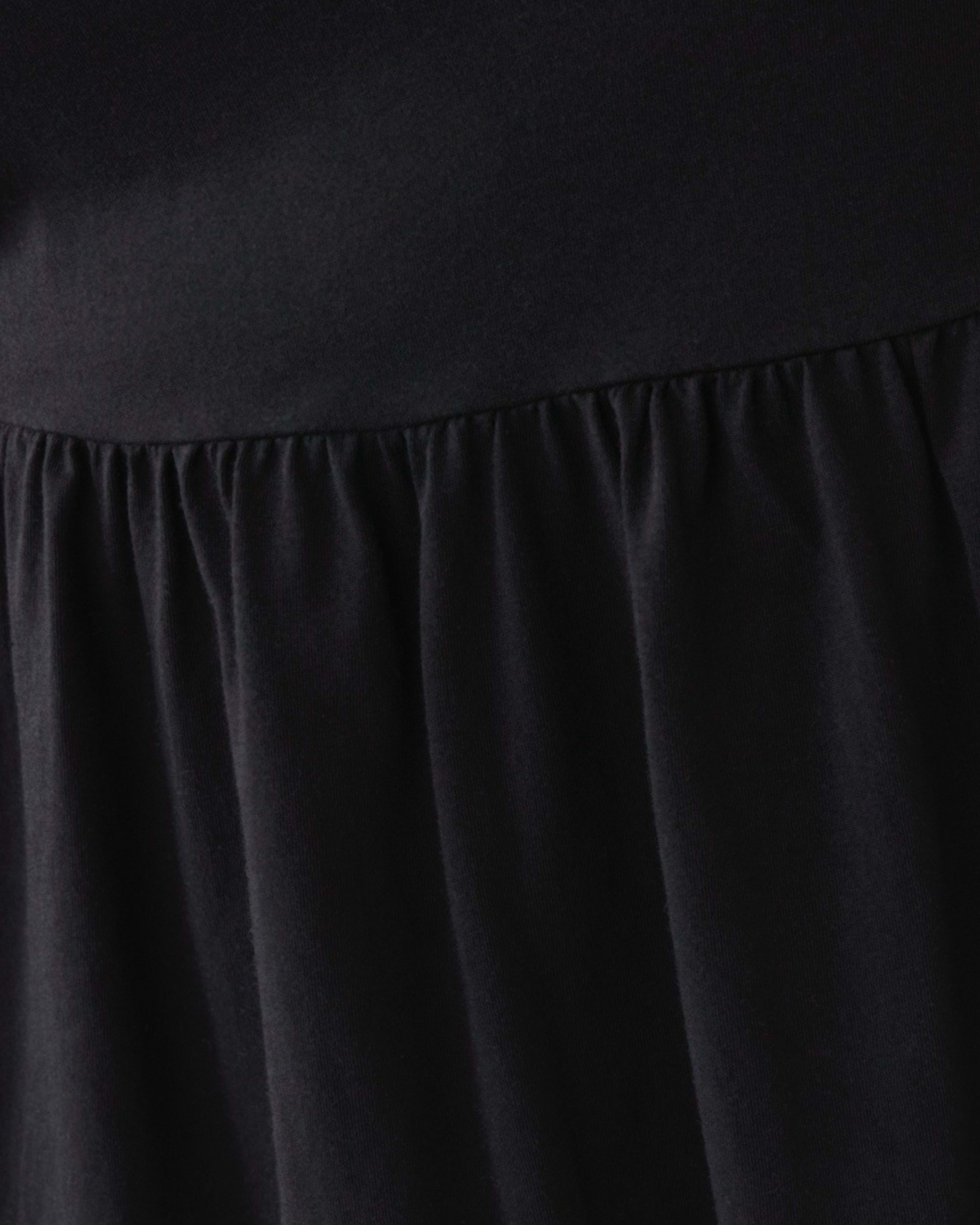 6 Curve Short Sleeve Peplum Top Black, 6 of 6