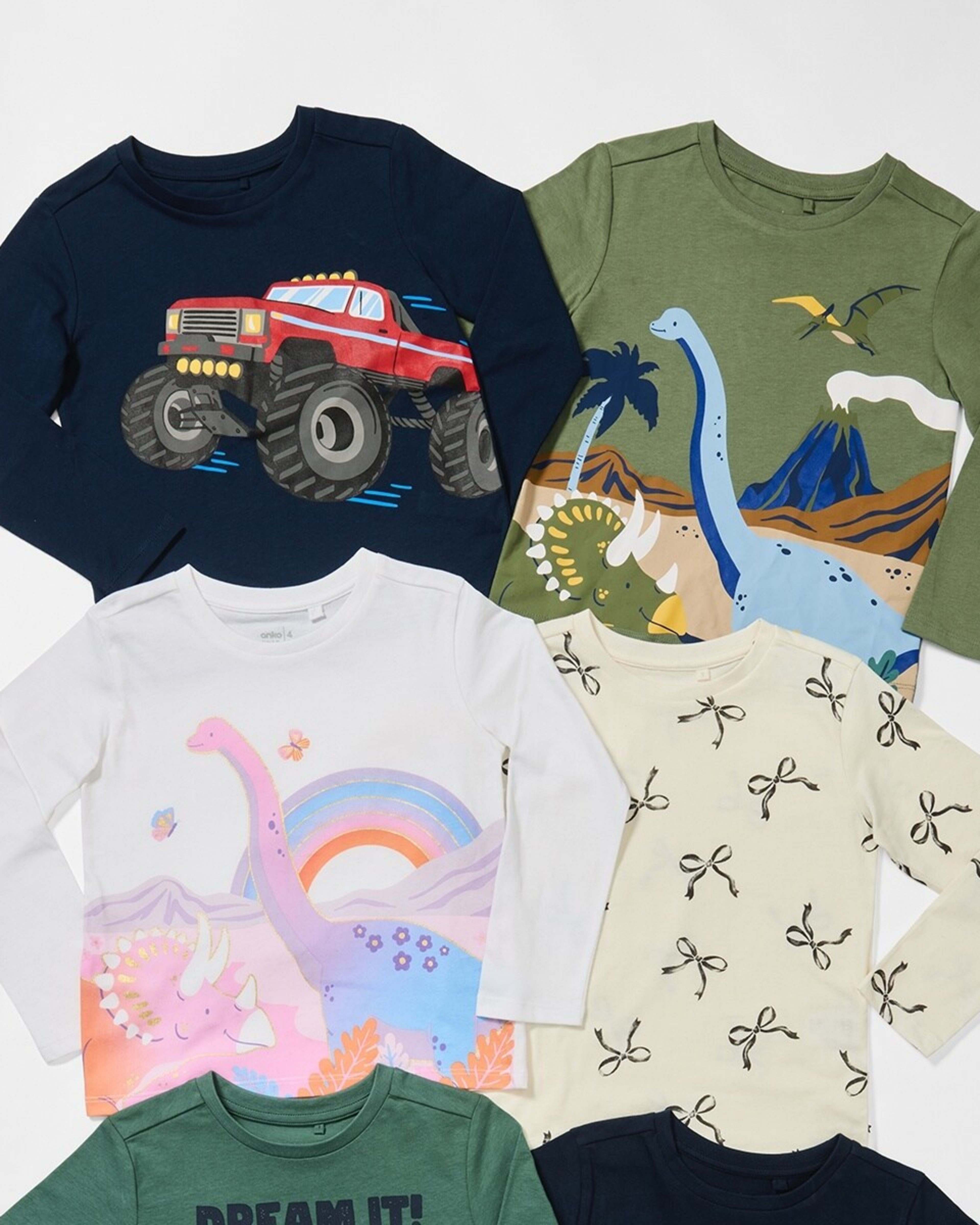 9 Long Sleeve Print T-shirt Blu Monste, 9 of 9