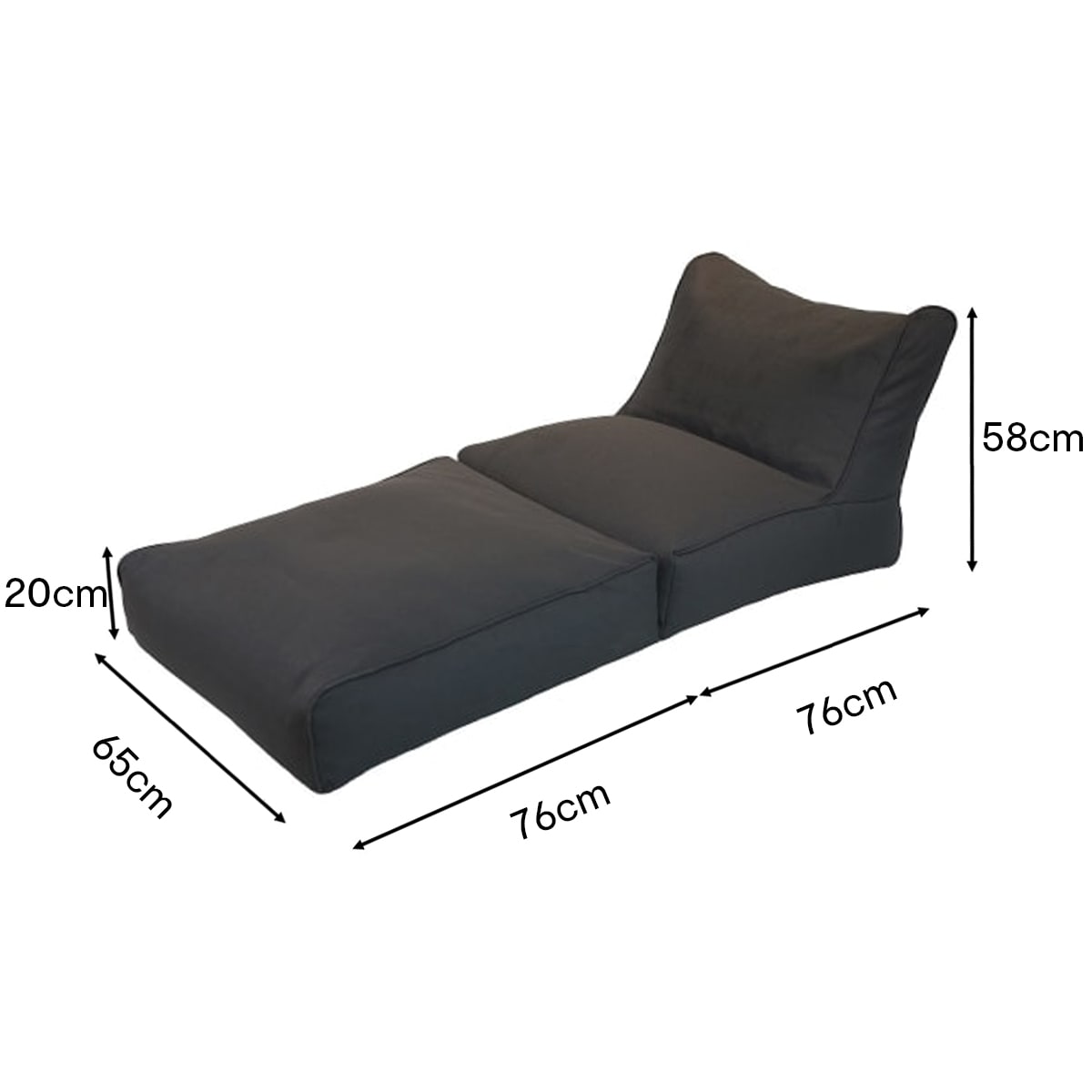 Flip Out Lounge Bean Bag Kmart