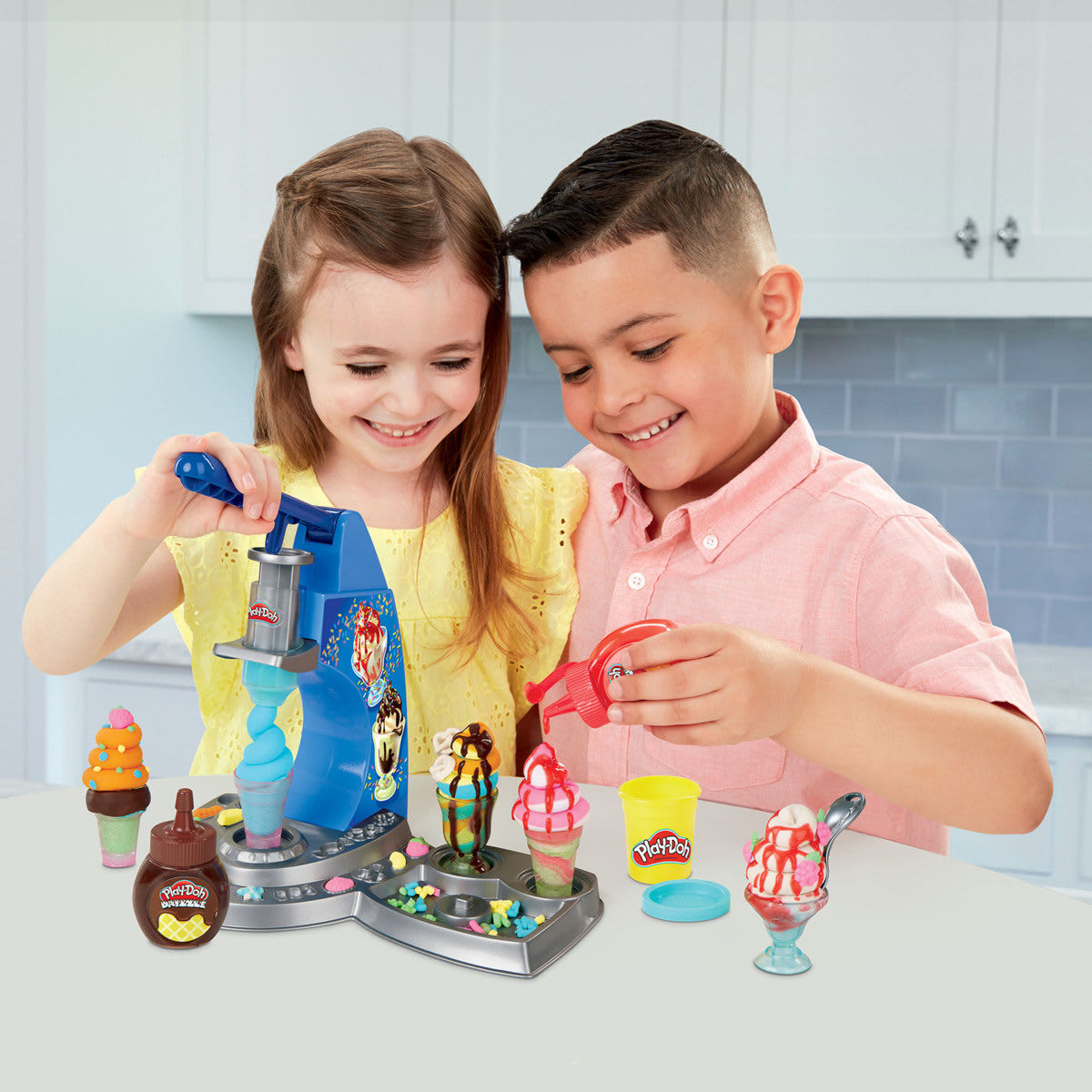 PlayDoh Kitchen Creations Drizzy Ice Cream Playset Kmart