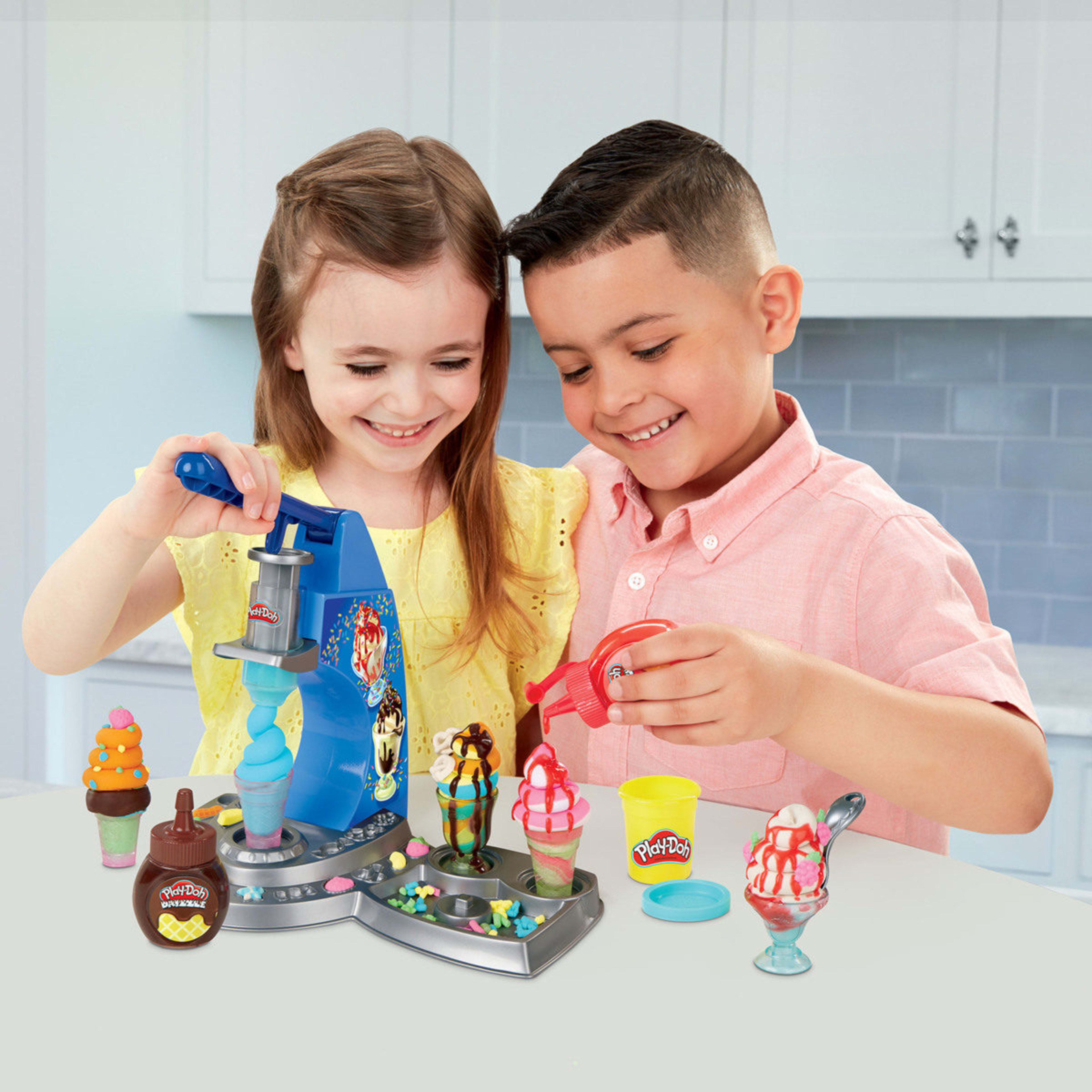 PlayDoh Kitchen Creations Drizzy Ice Cream Playset Kmart