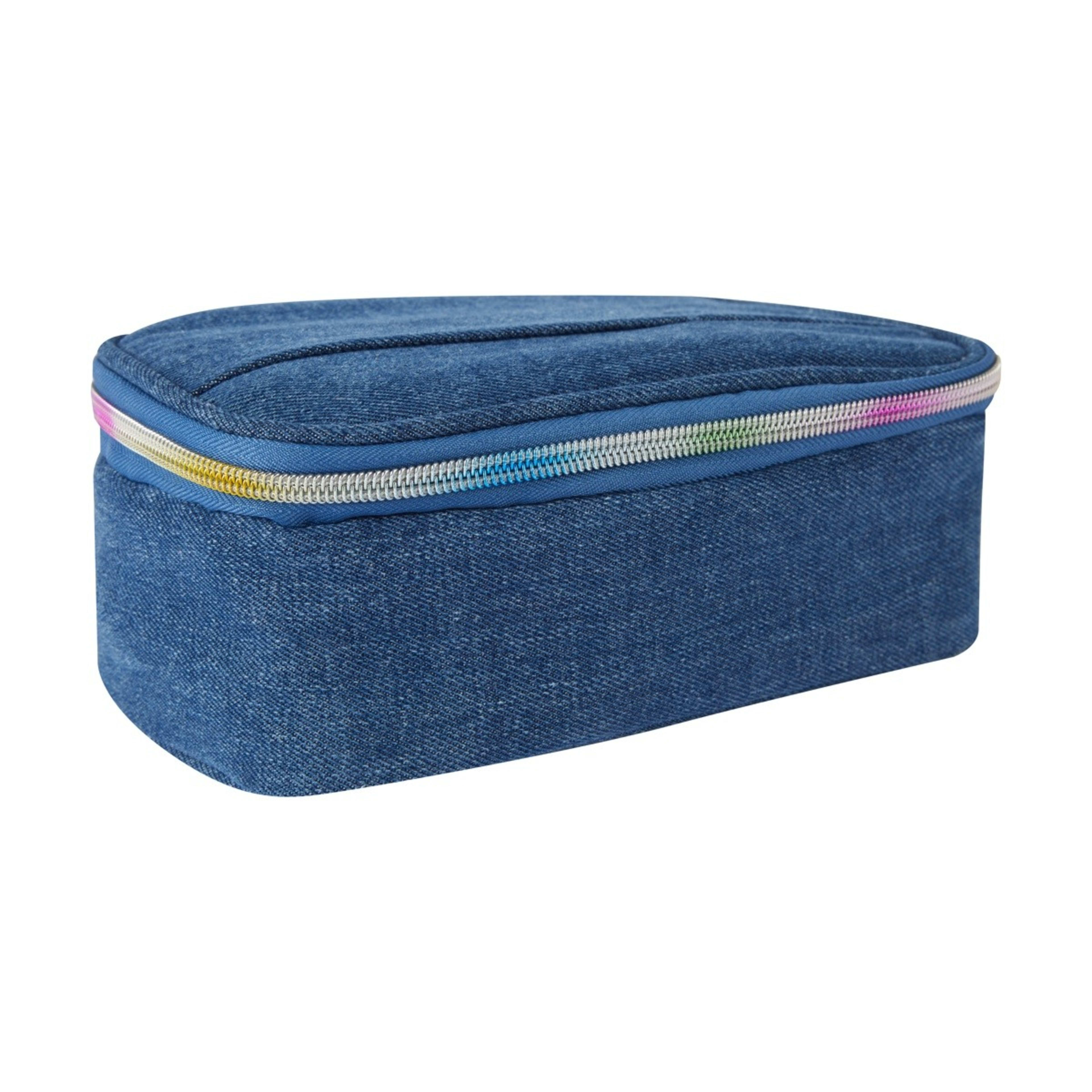 2 Pencil Case Zip Top - Denim, 2 of 5