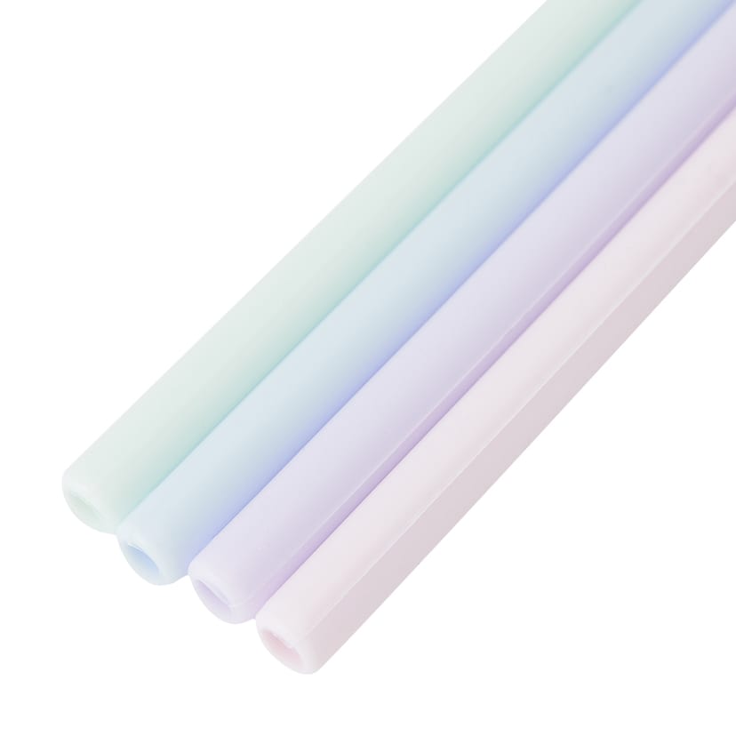 4 Pack Silicone Straws Kmart