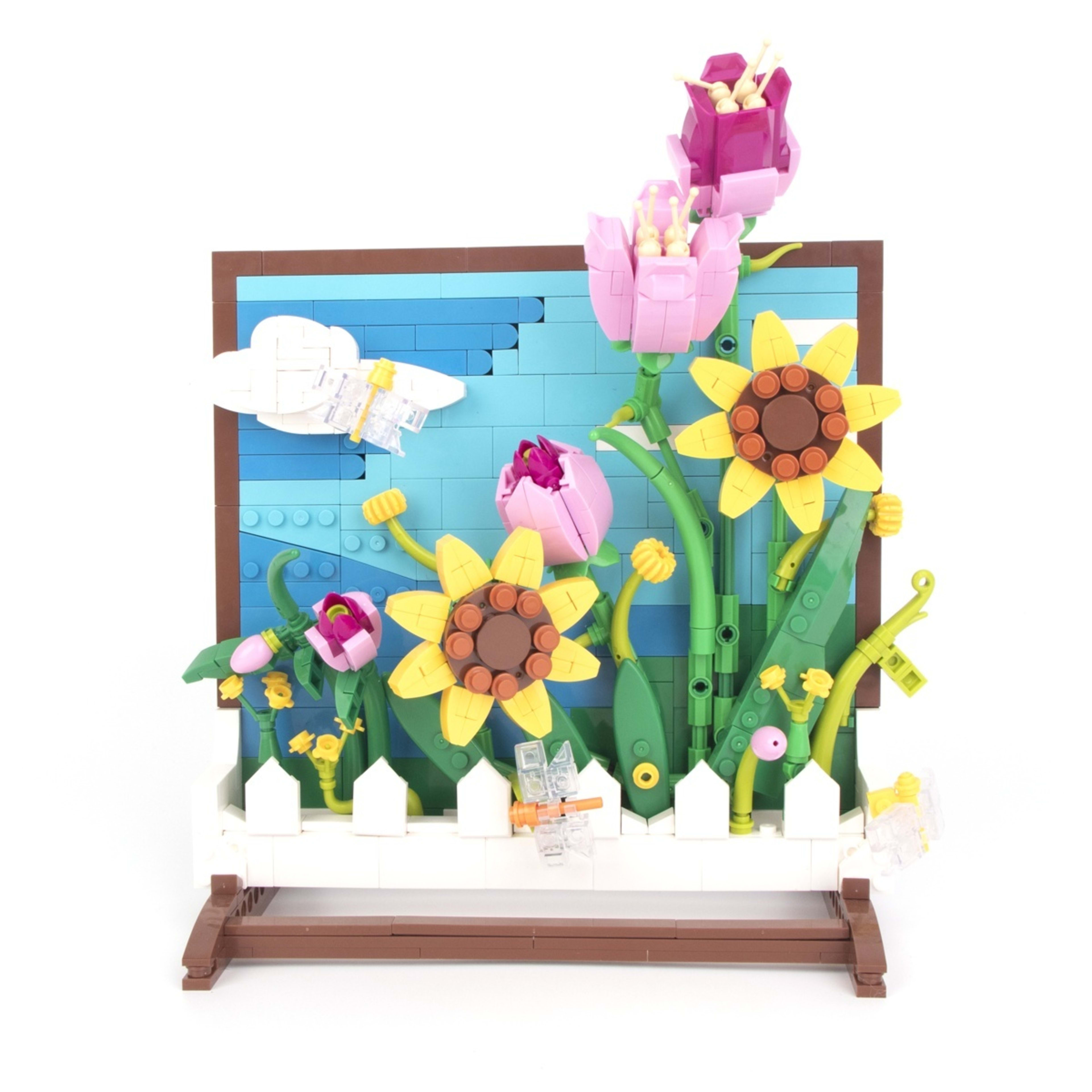 2 670 Piece Mini Blocks Flower Series: Flower Frame, 2 of 6
