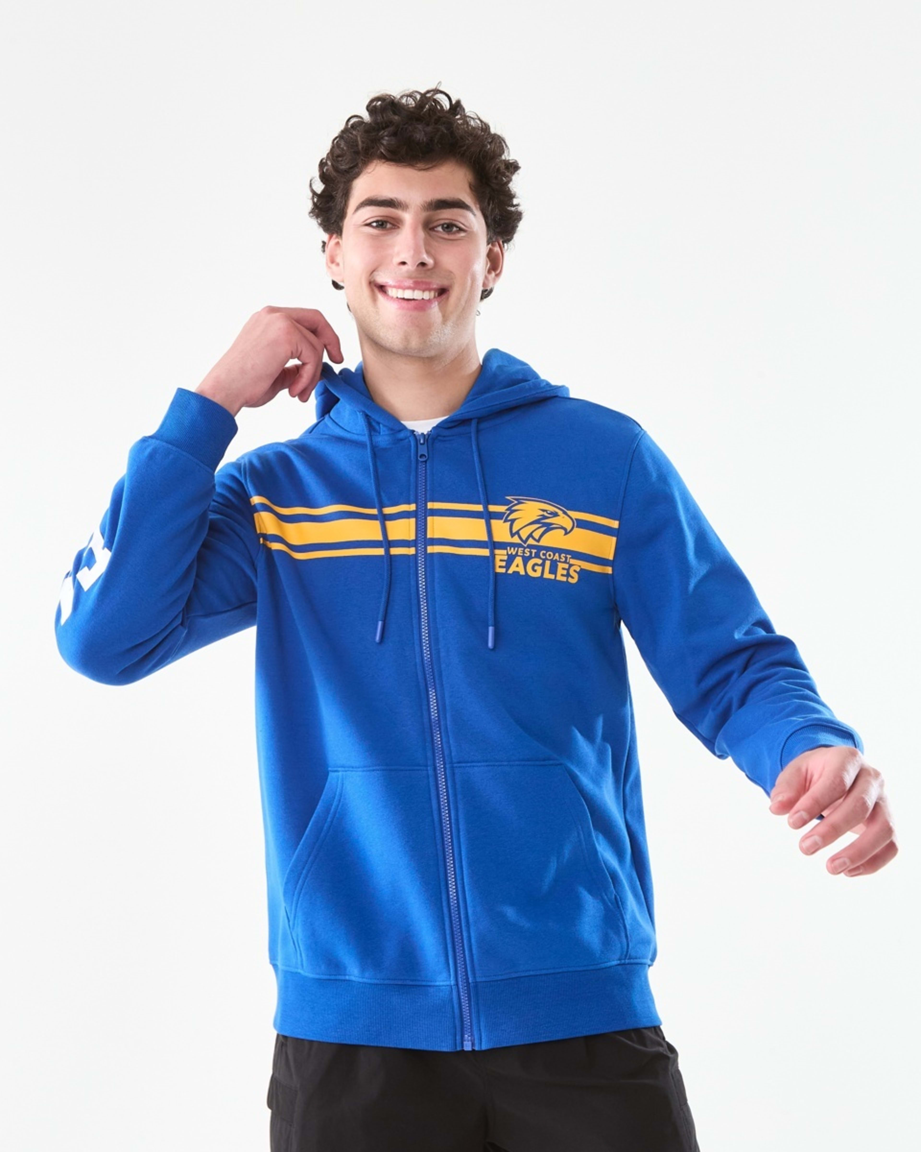 3 Official AFL Adult Zip Through Hoodie West Coast, 3 of 9
