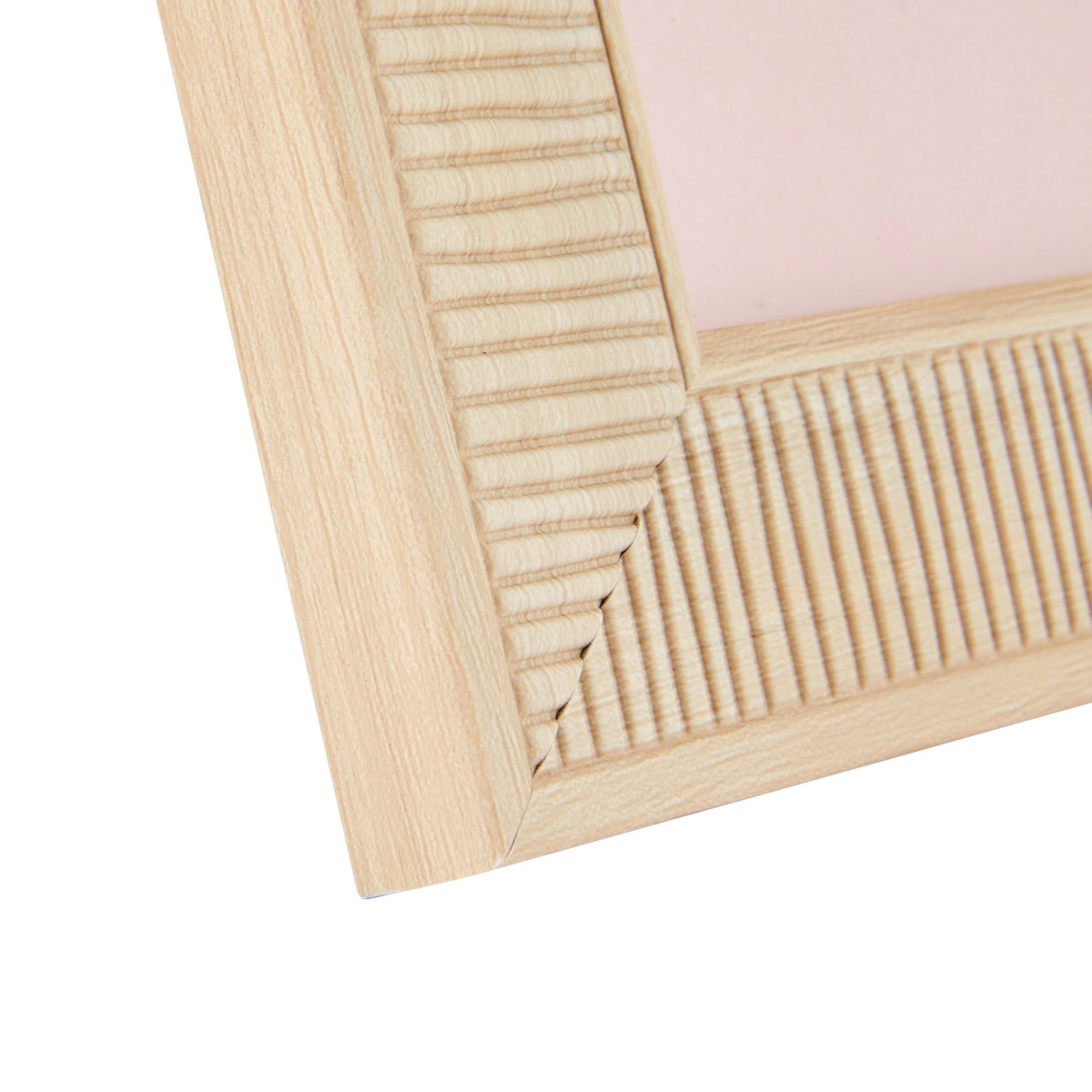 3 Ribbed Frame 5in. x 7in. - Oak Look, 3 of 4