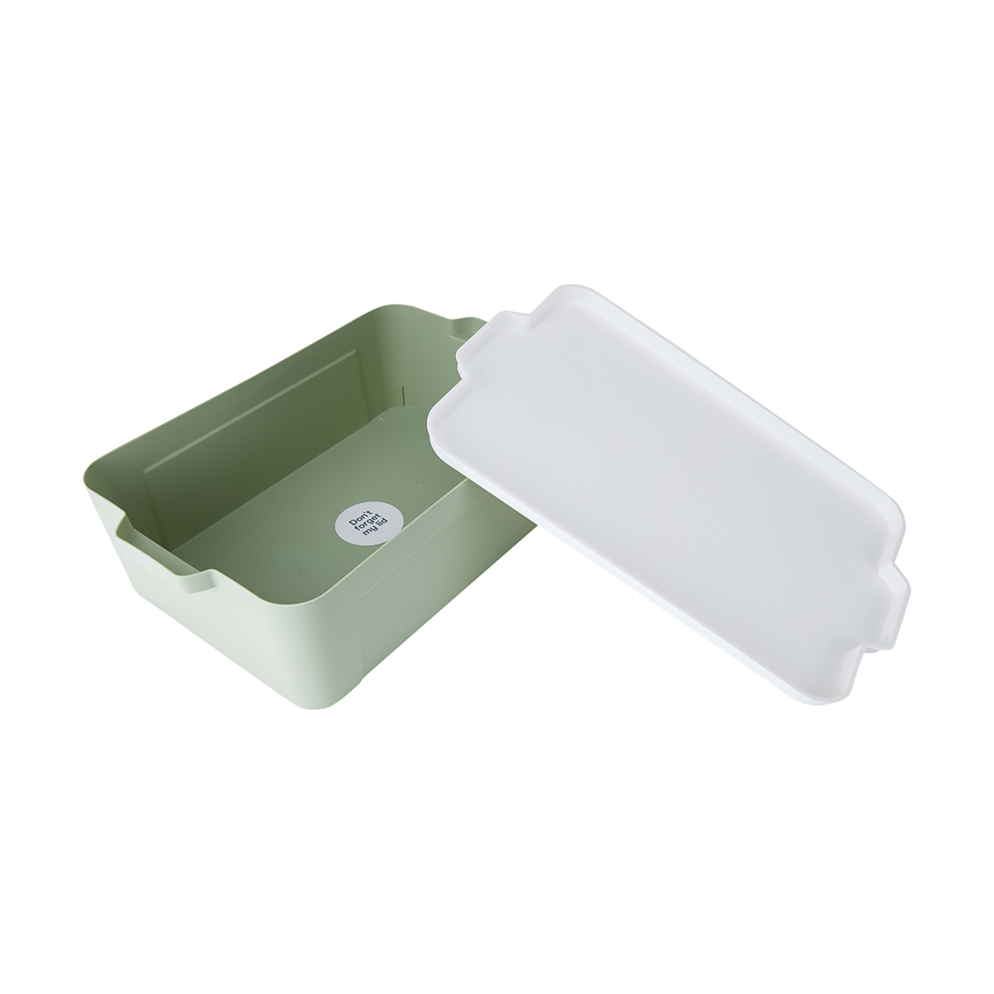 4 15L Stackable Container - Green, 4 of 8