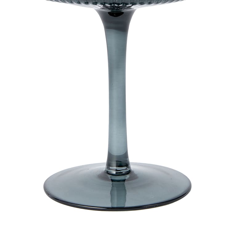 4 Smoke Linear Coupe Champagne Glasses Kmart