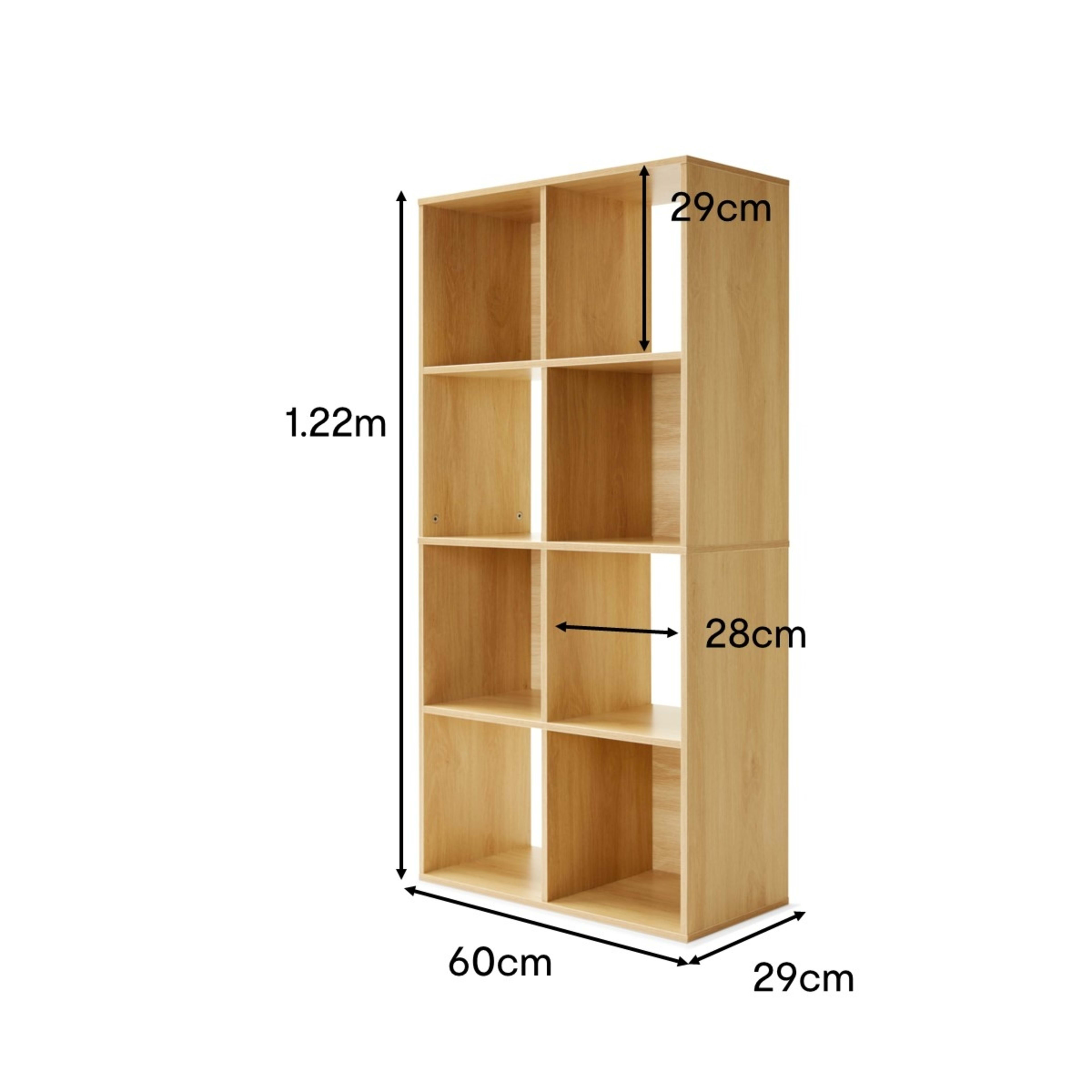 8 Cube Unit Oak Look - Kmart