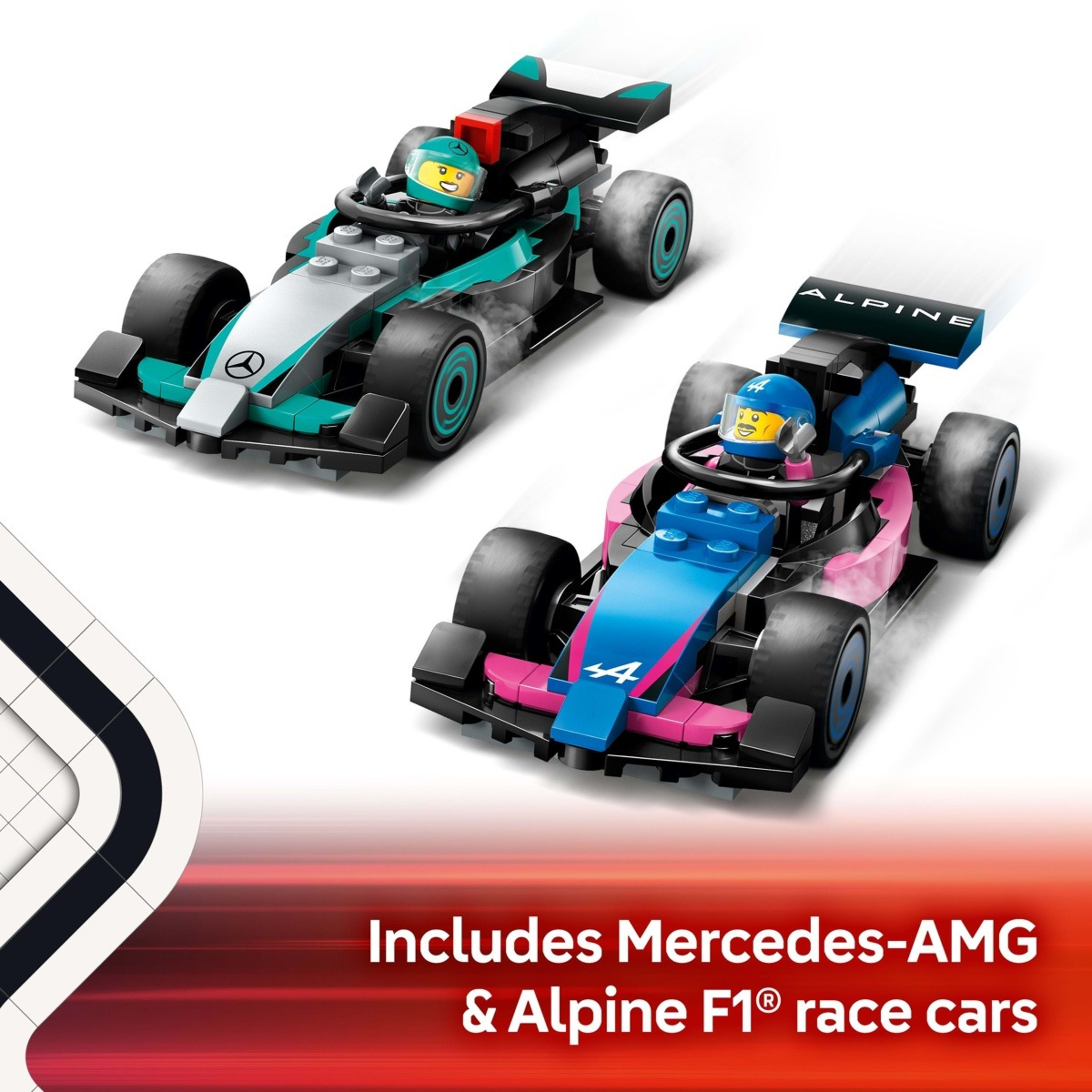 8 LEGO City F1 Garage & Mercedes-AMG & Alpine Cars 60444, 8 of 10