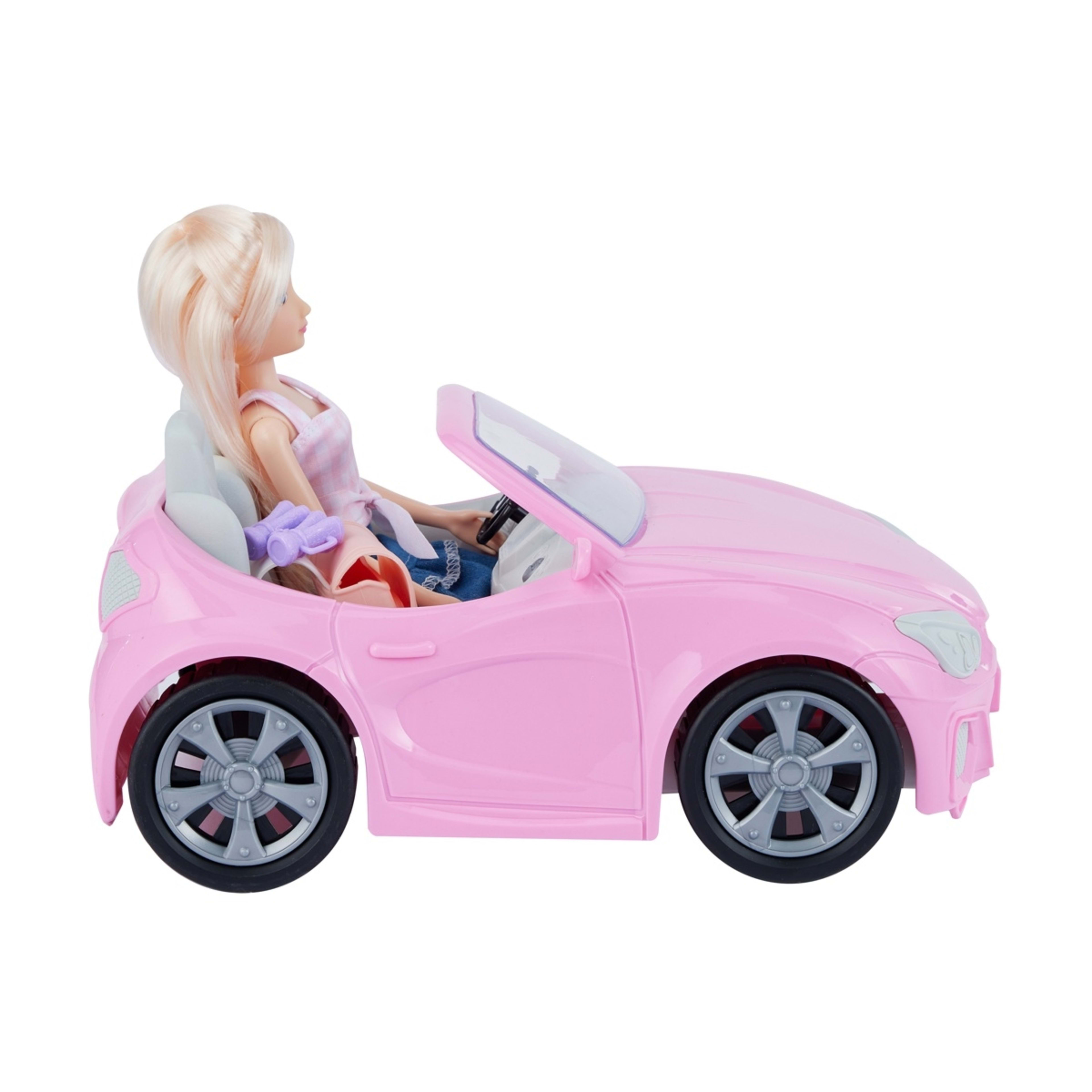 5 4 Piece Fashion Doll Sports Car Playset, 5 of 10