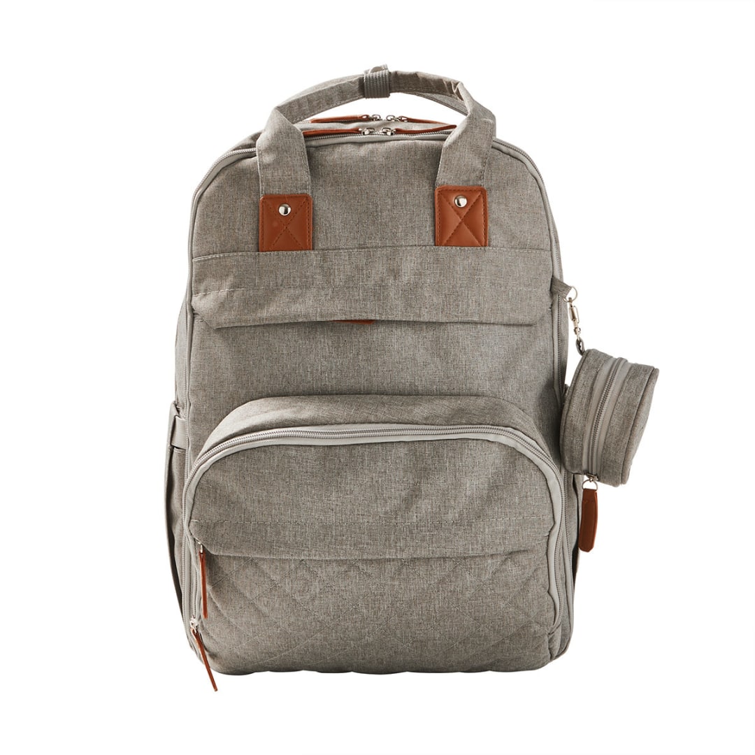 Nappy Backpack Set Grey Kmart
