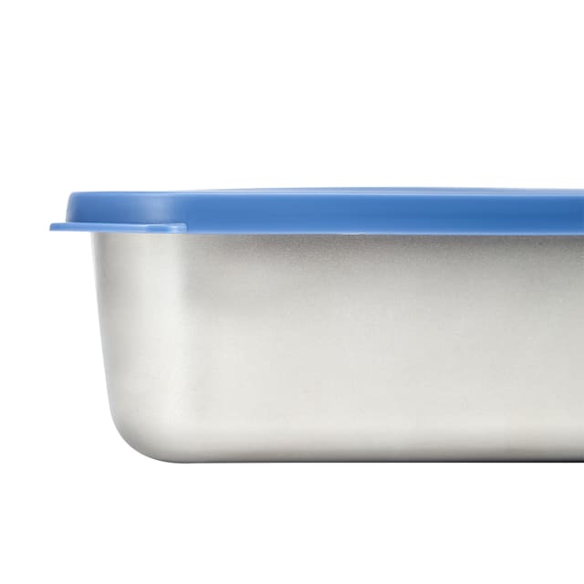 1L Rectangle Stainless Steel Lunch Box Kmart