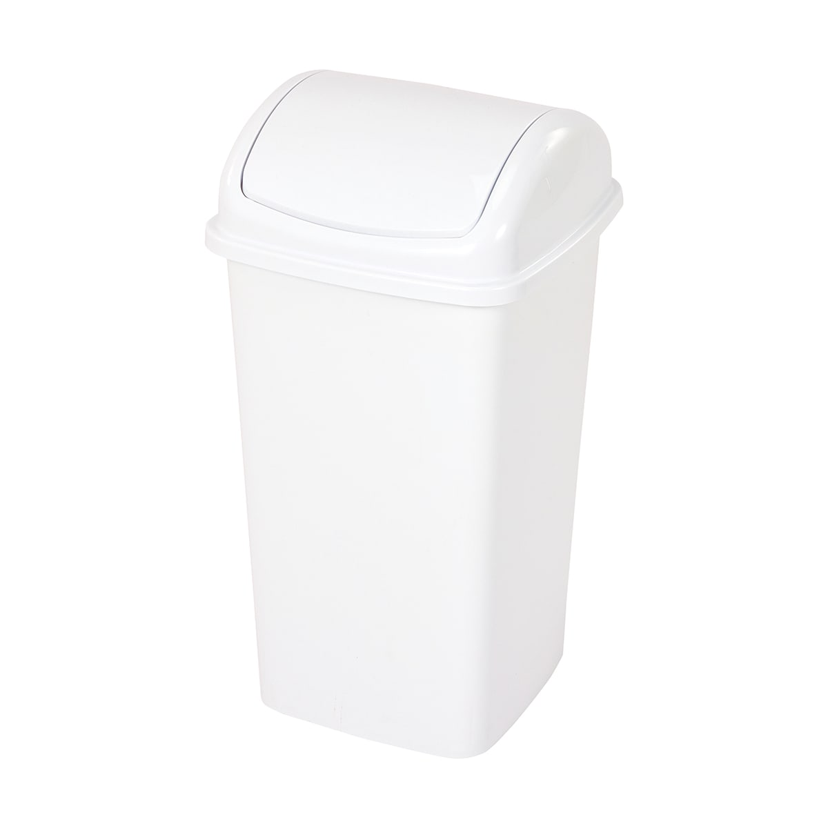 27L Swing Top Bin White Kmart NZ