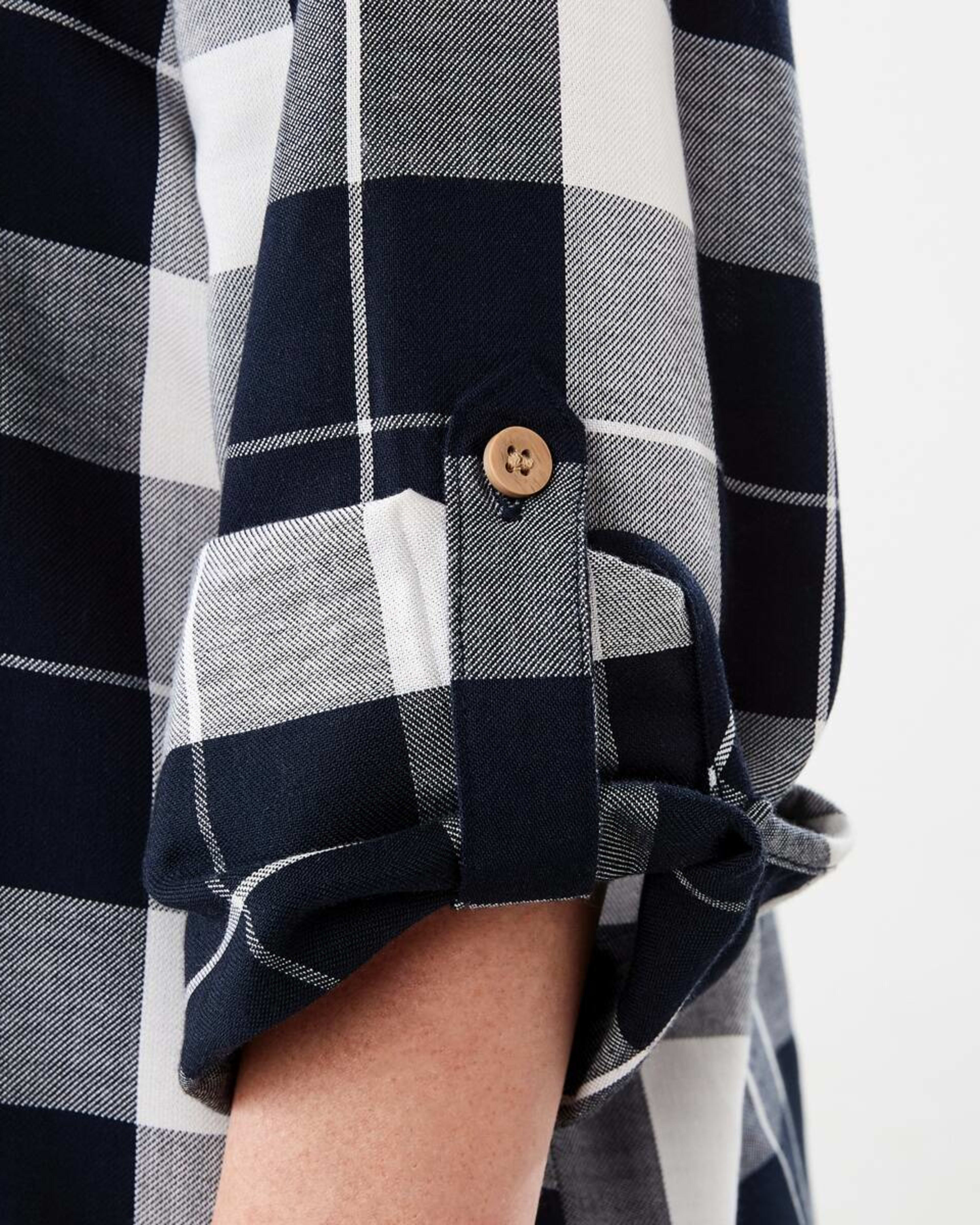 7 Long Sleeve Twill Shirt Skycap Chk, 7 of 7