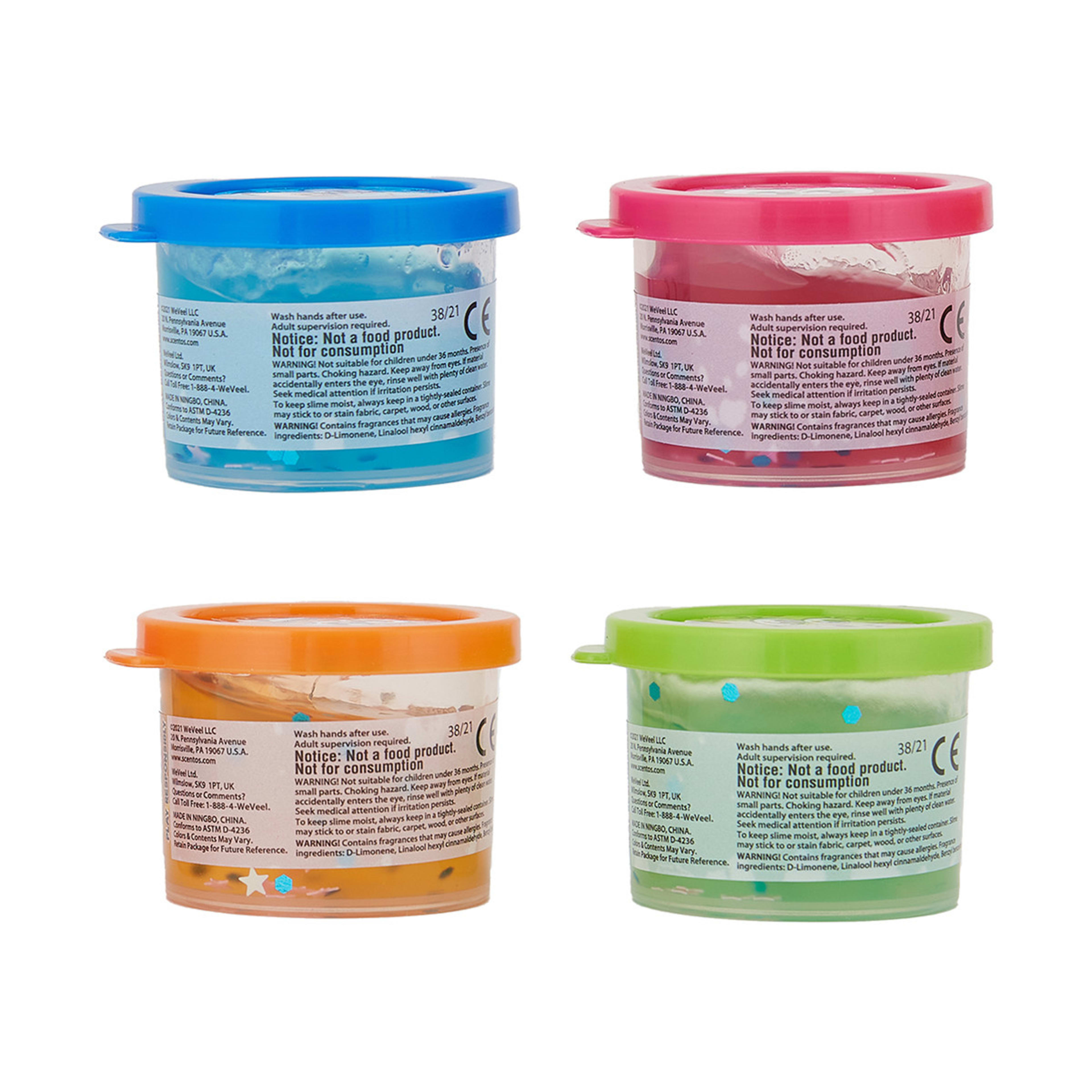 4 Pack Scentos Scented Confetti Slime Kmart