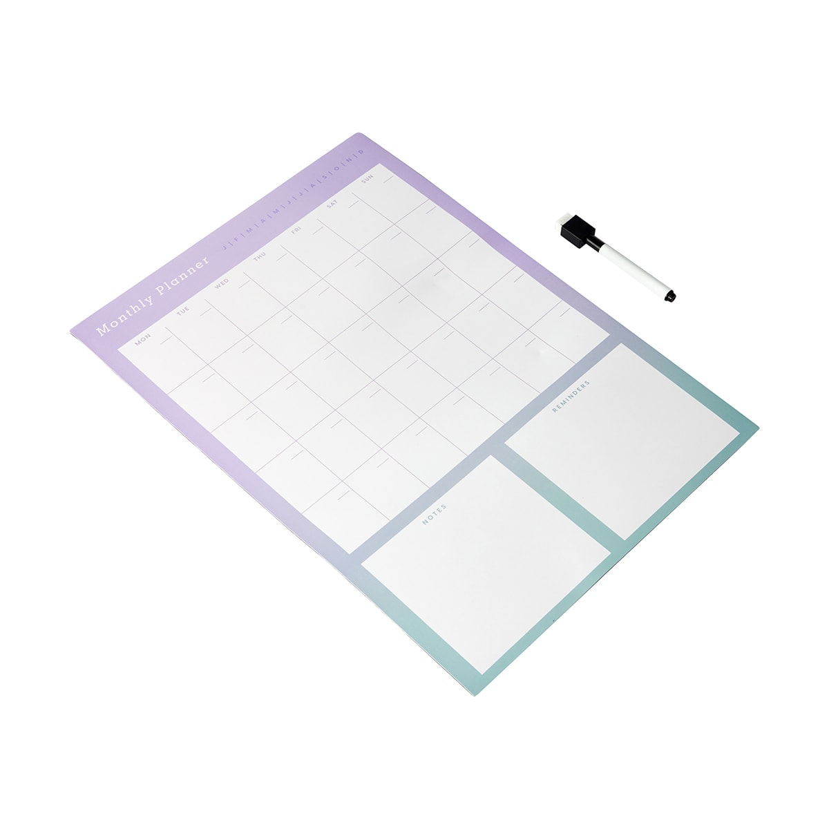 Monthly Whiteboard Set Kmart NZ