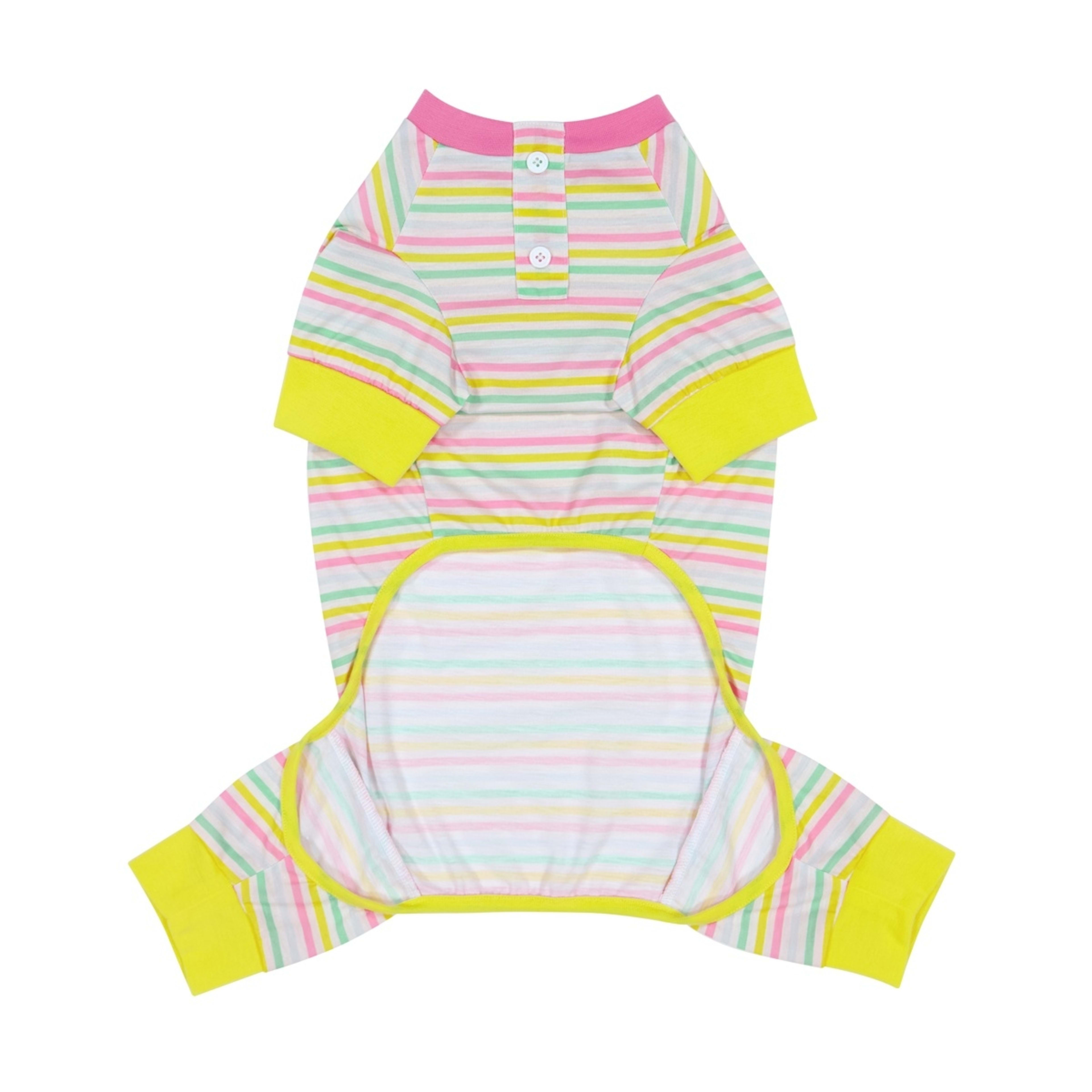 6 Pet Pyjamas Stripe - Large, Pink, 6 of 9