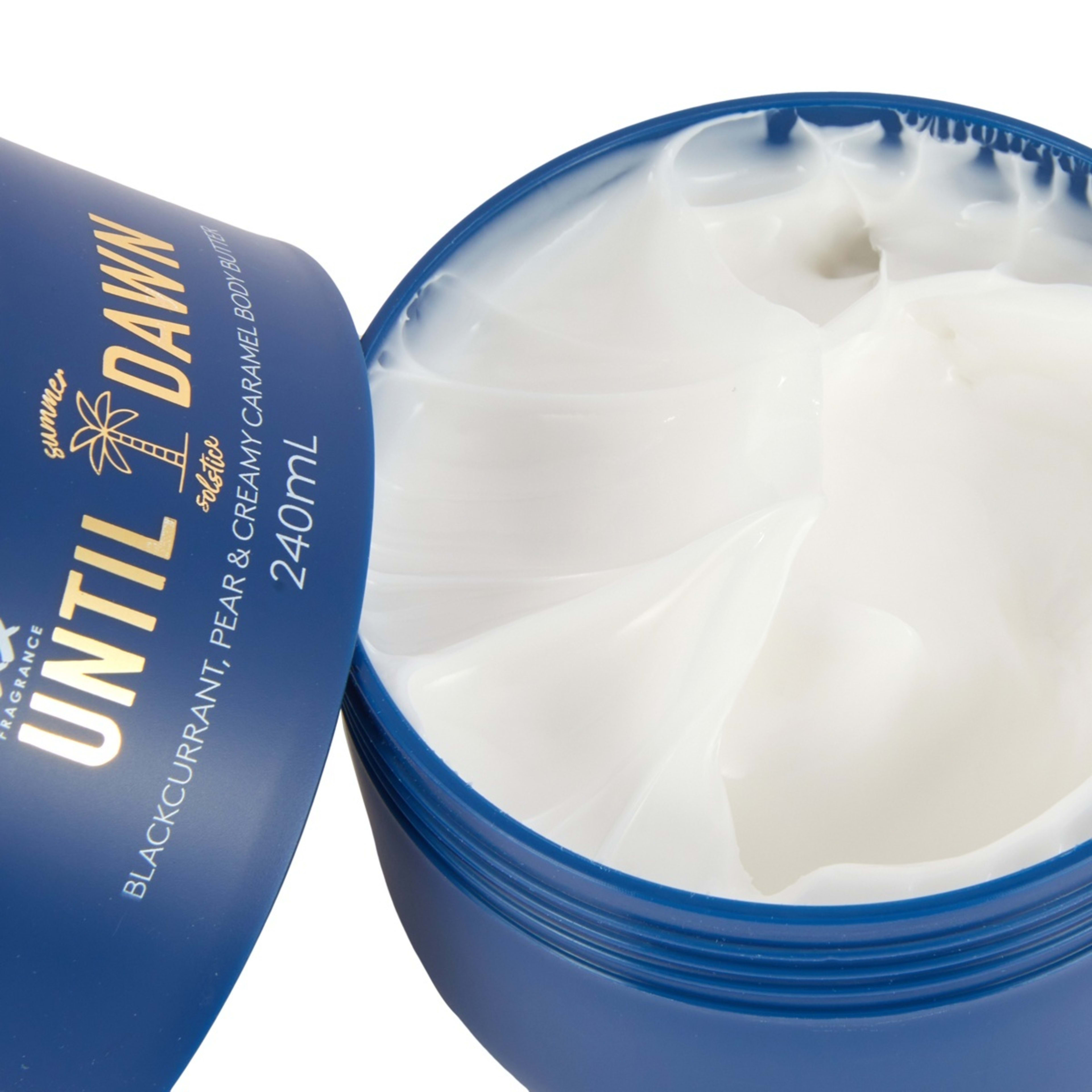 3 OXX Fragrance Until Dawn Summer Solstice Body Butter 240ml - Blackcurrant, Pear and Creamy Caramel, 3 of 6