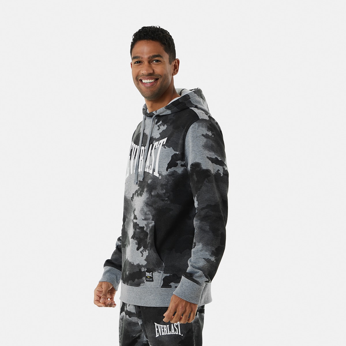 Active Everlast Mens Camo Hoodie Kmart