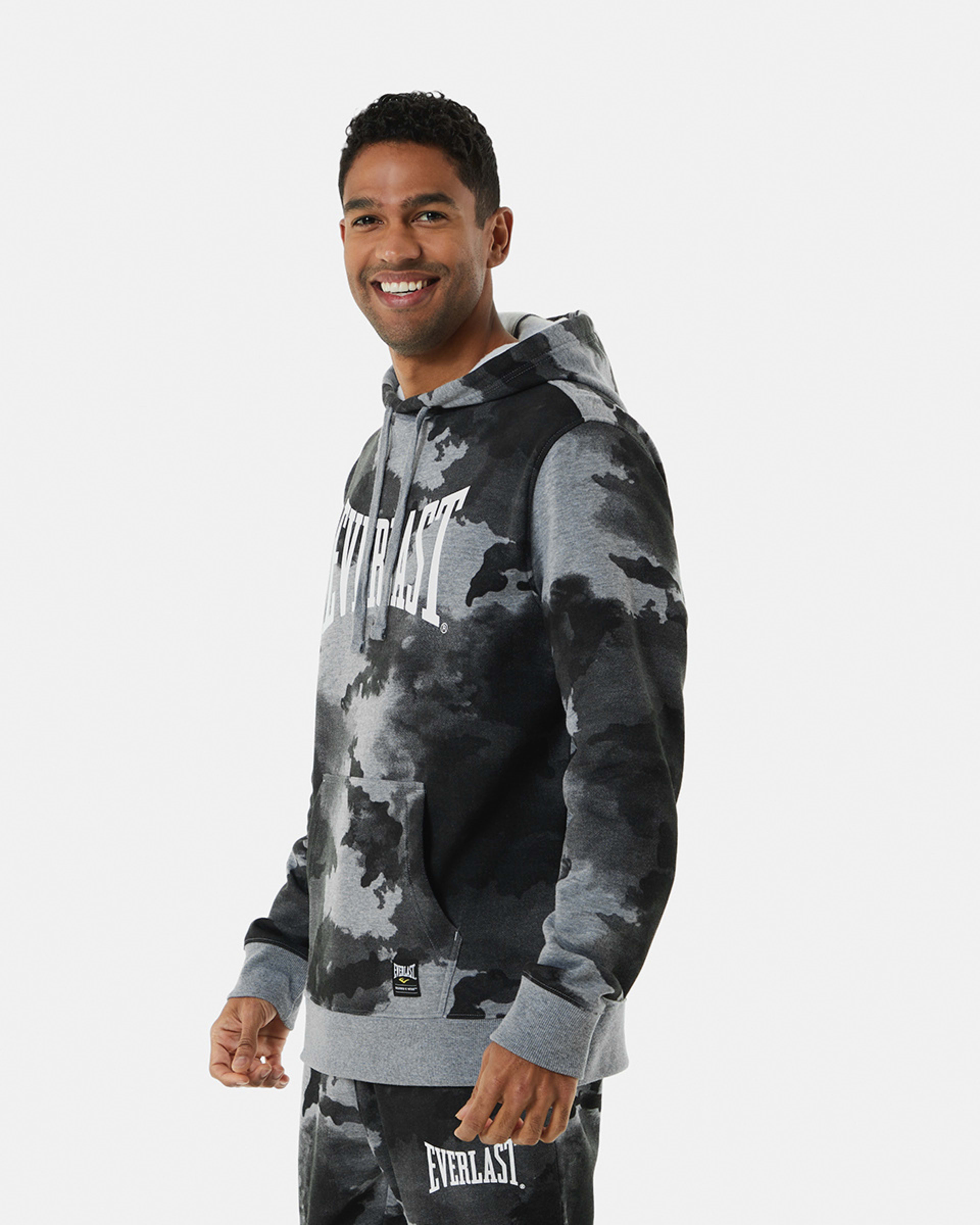 Active Everlast Mens Camo Hoodie Kmart