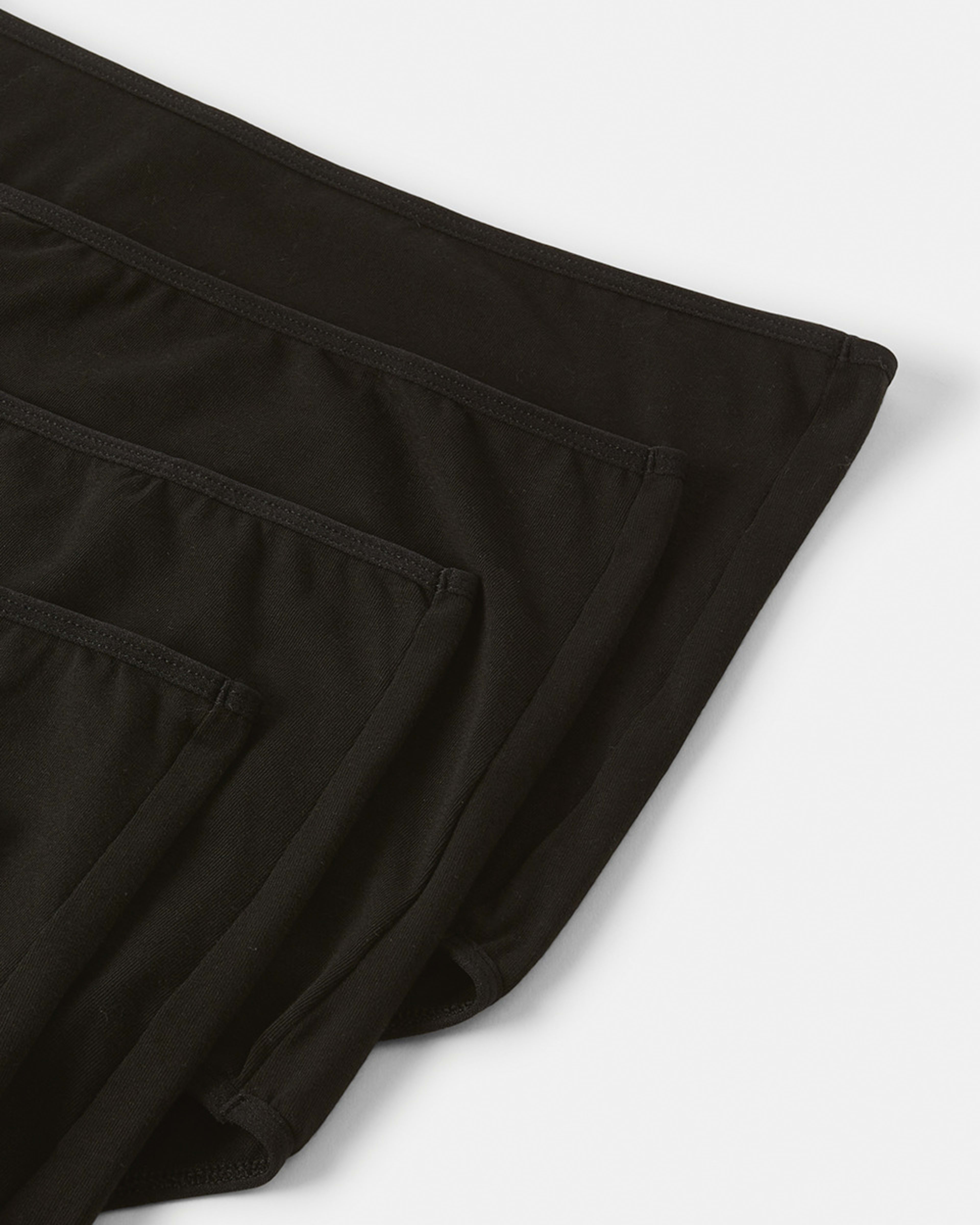 2 5 Pack Curve Cotton Stretch Full Briefs Black, 2 of 6