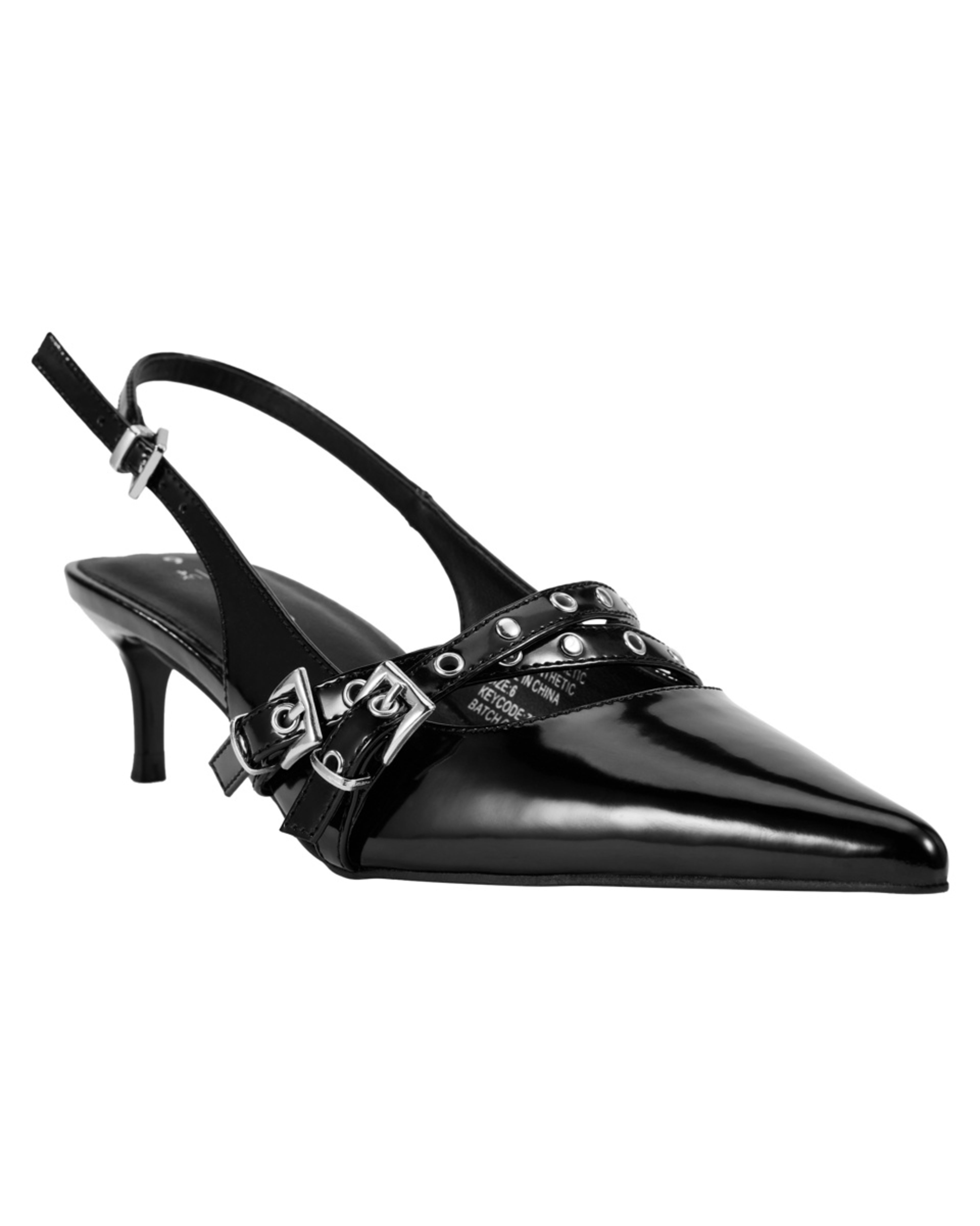 2 Strappy Kitten Heels BLACK, 2 of 5