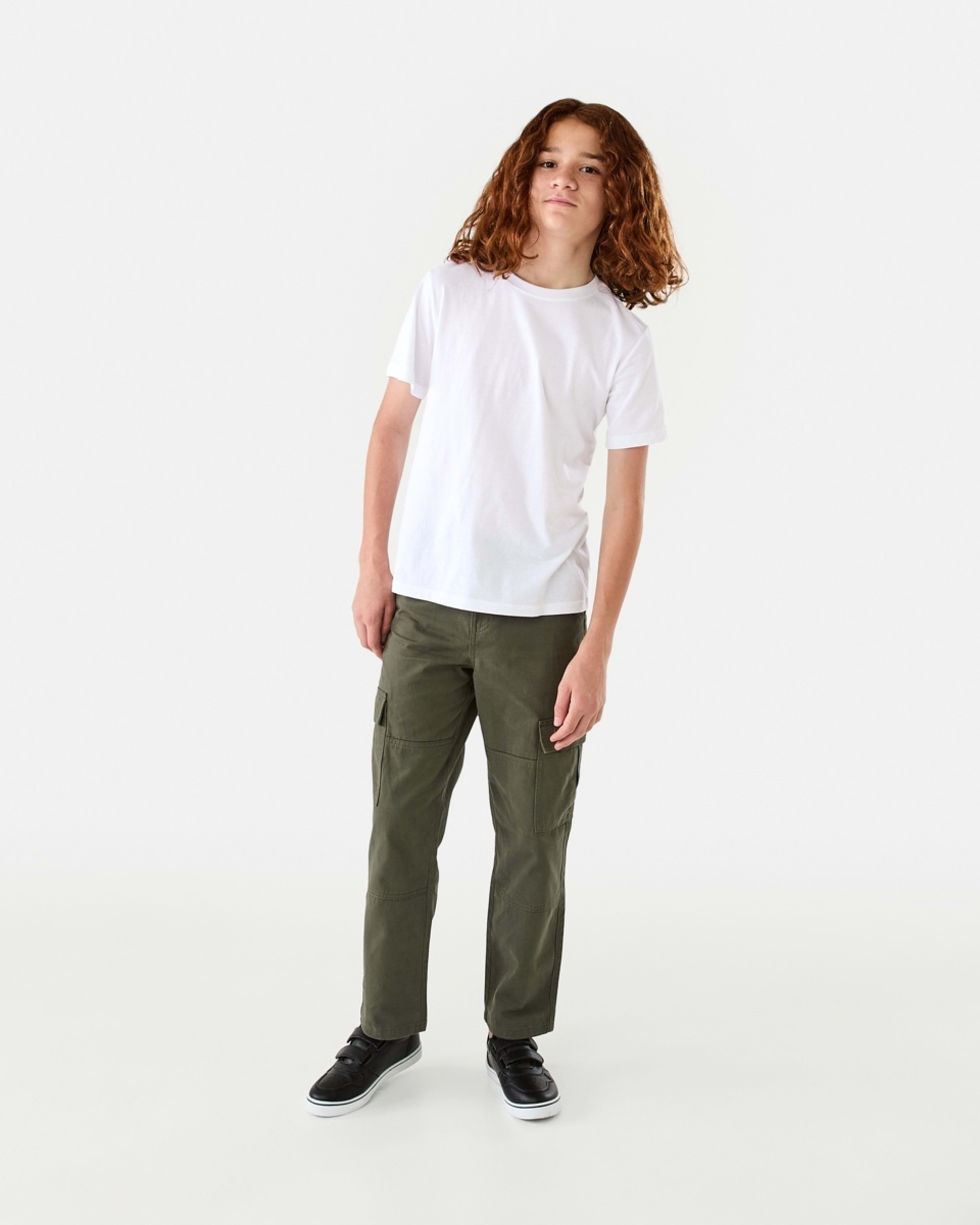 5 Fixed Waist Cargo Pants Army, 5 of 8