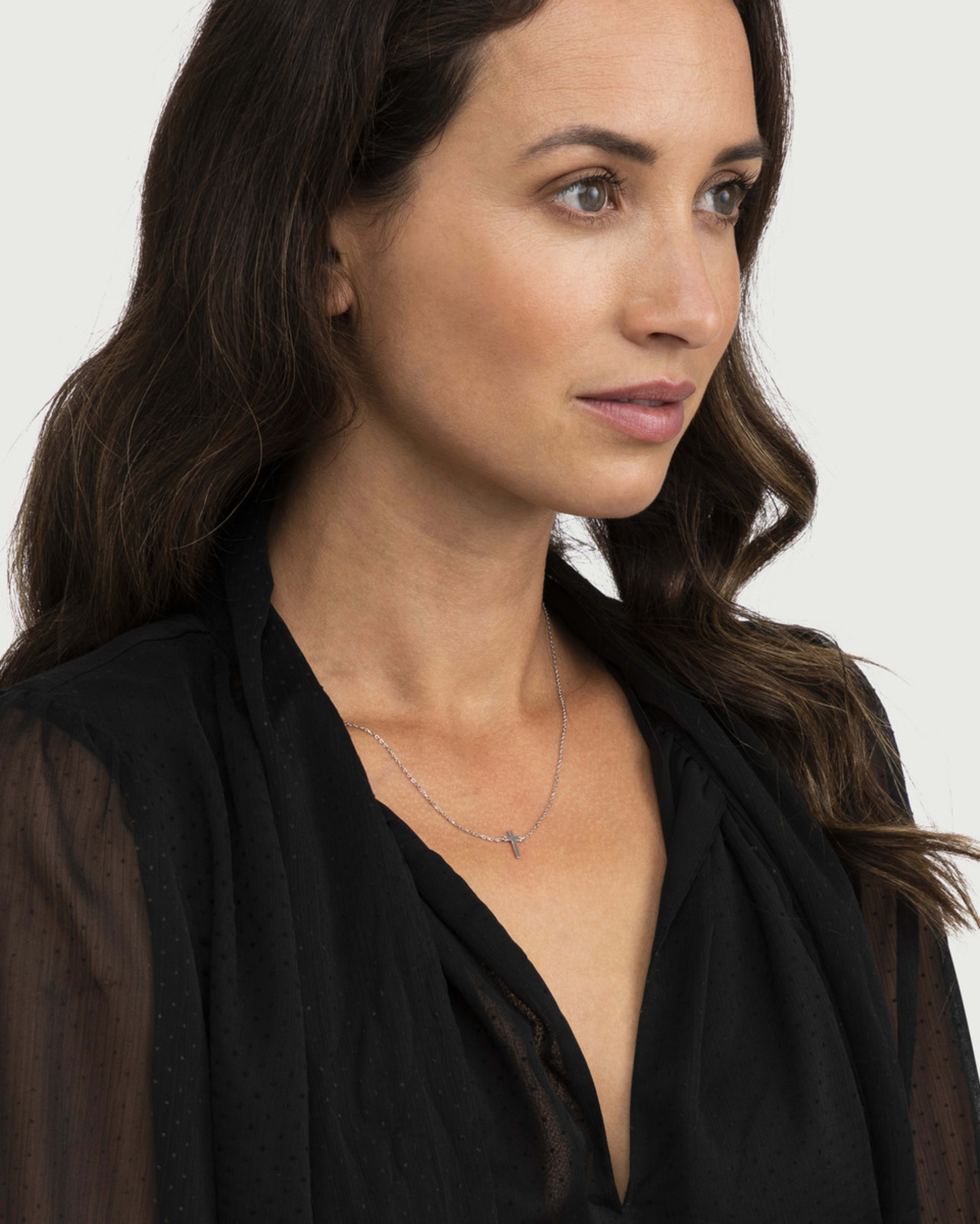 Sterling Silver Cross Necklace Kmart