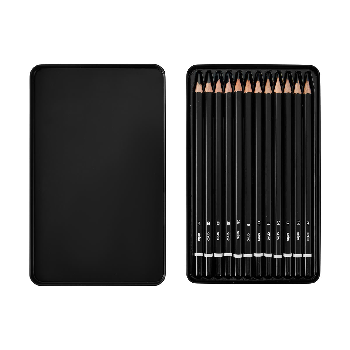 12 Pack Sketching Pencils Kmart