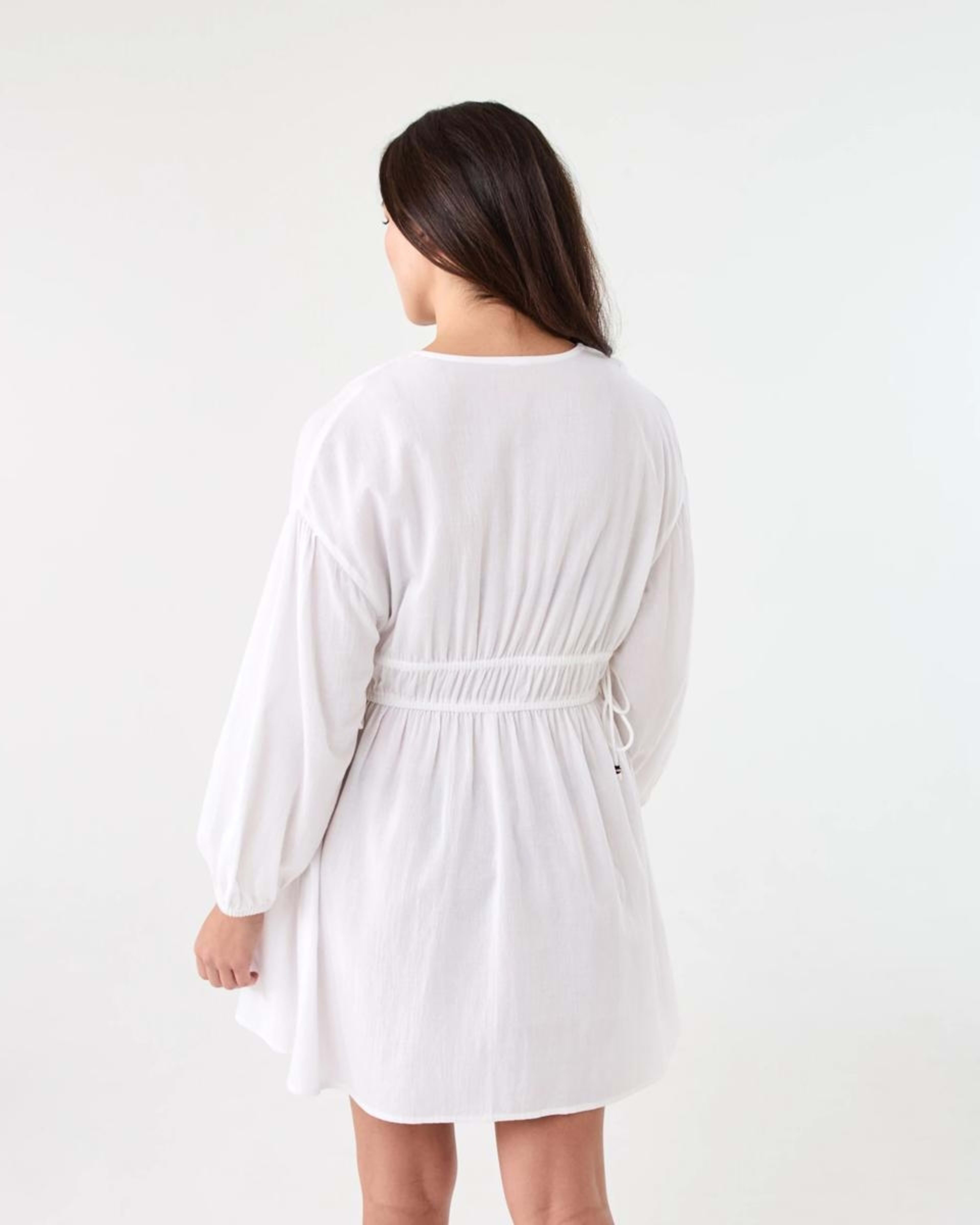 3 Beach Mini Dress WHITE, 3 of 7