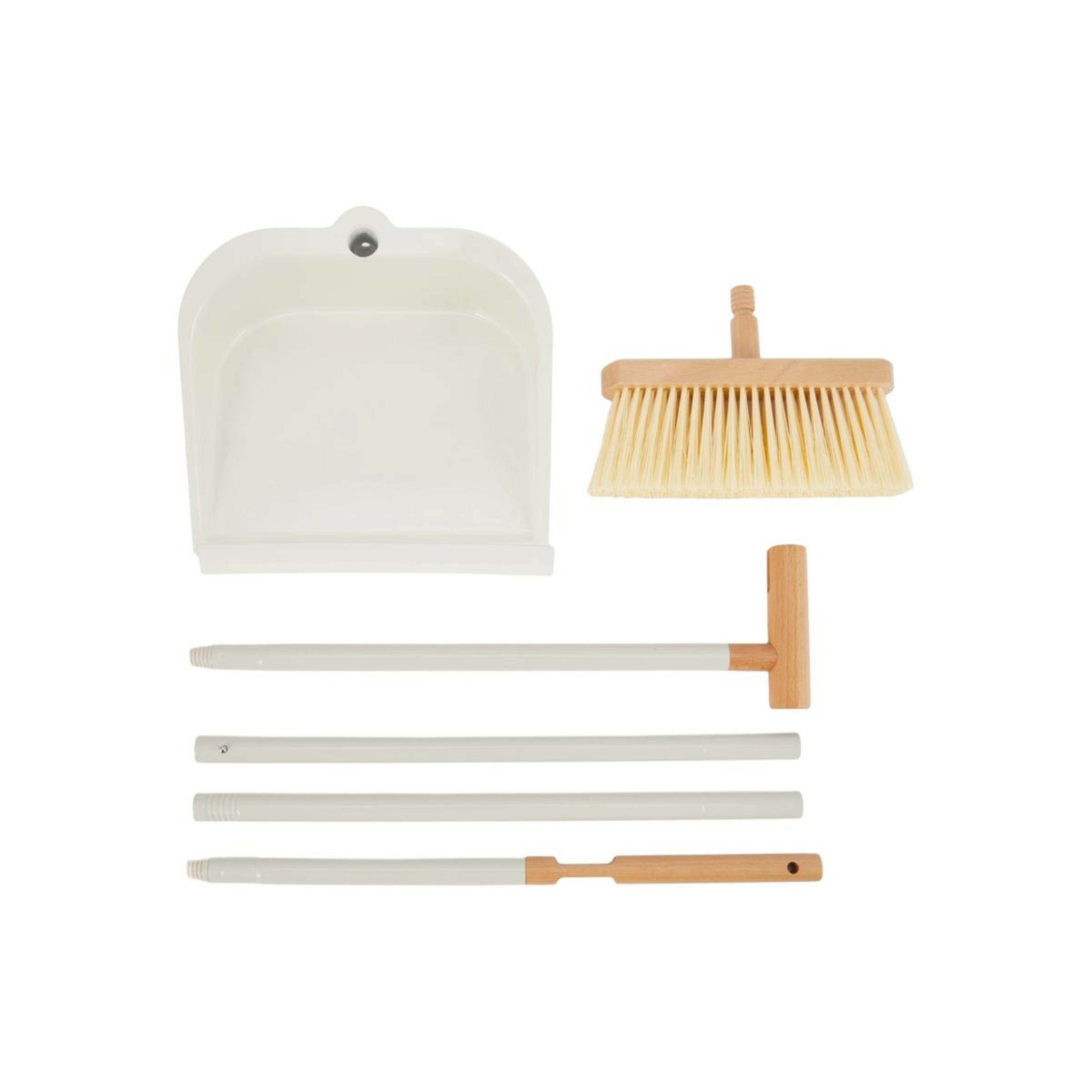 5 Metal and Wood Dustpan and Broom, 5 of 6