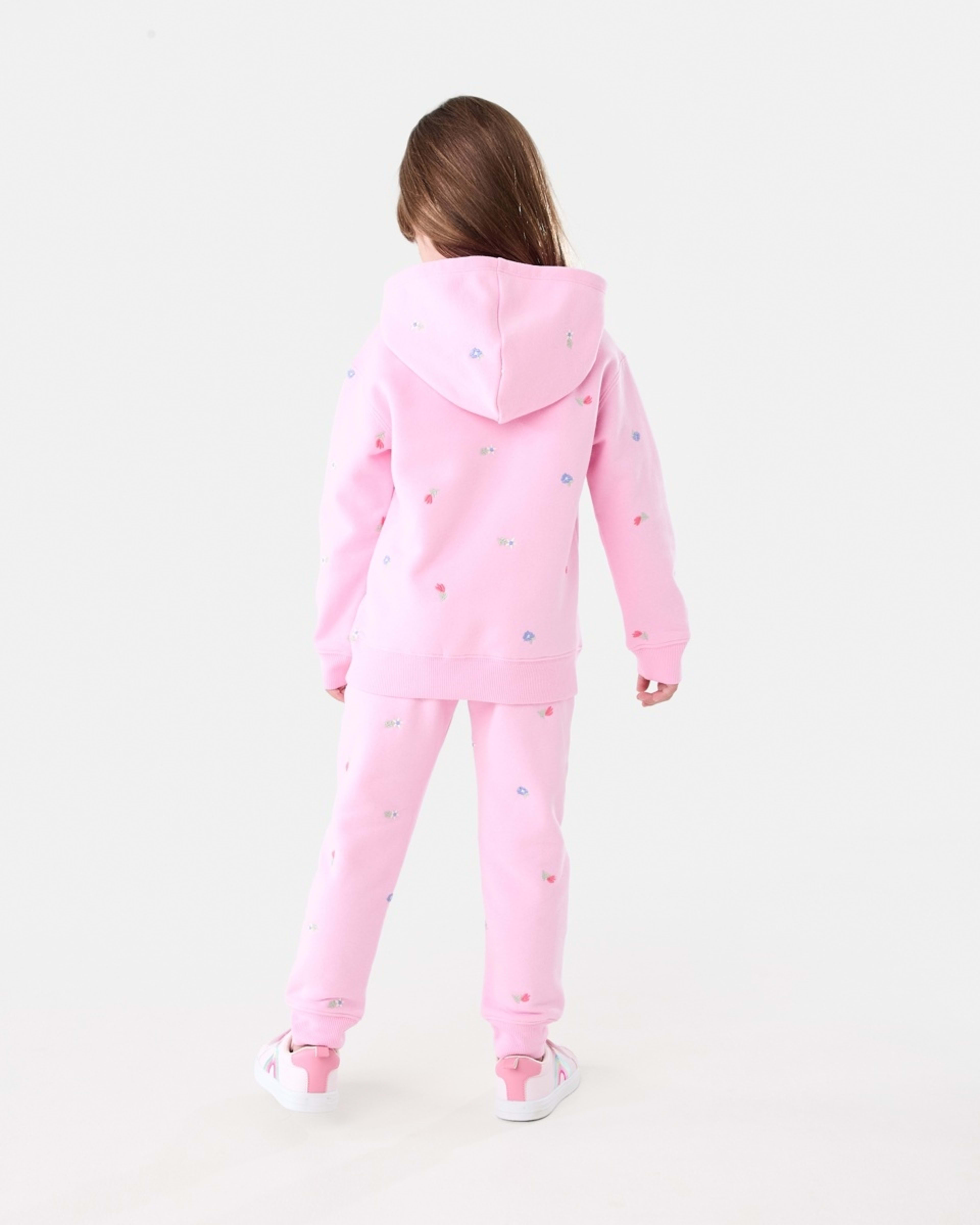 7 Embroidery Trackpants Blossom Threads Prismatic Pink, 7 of 9