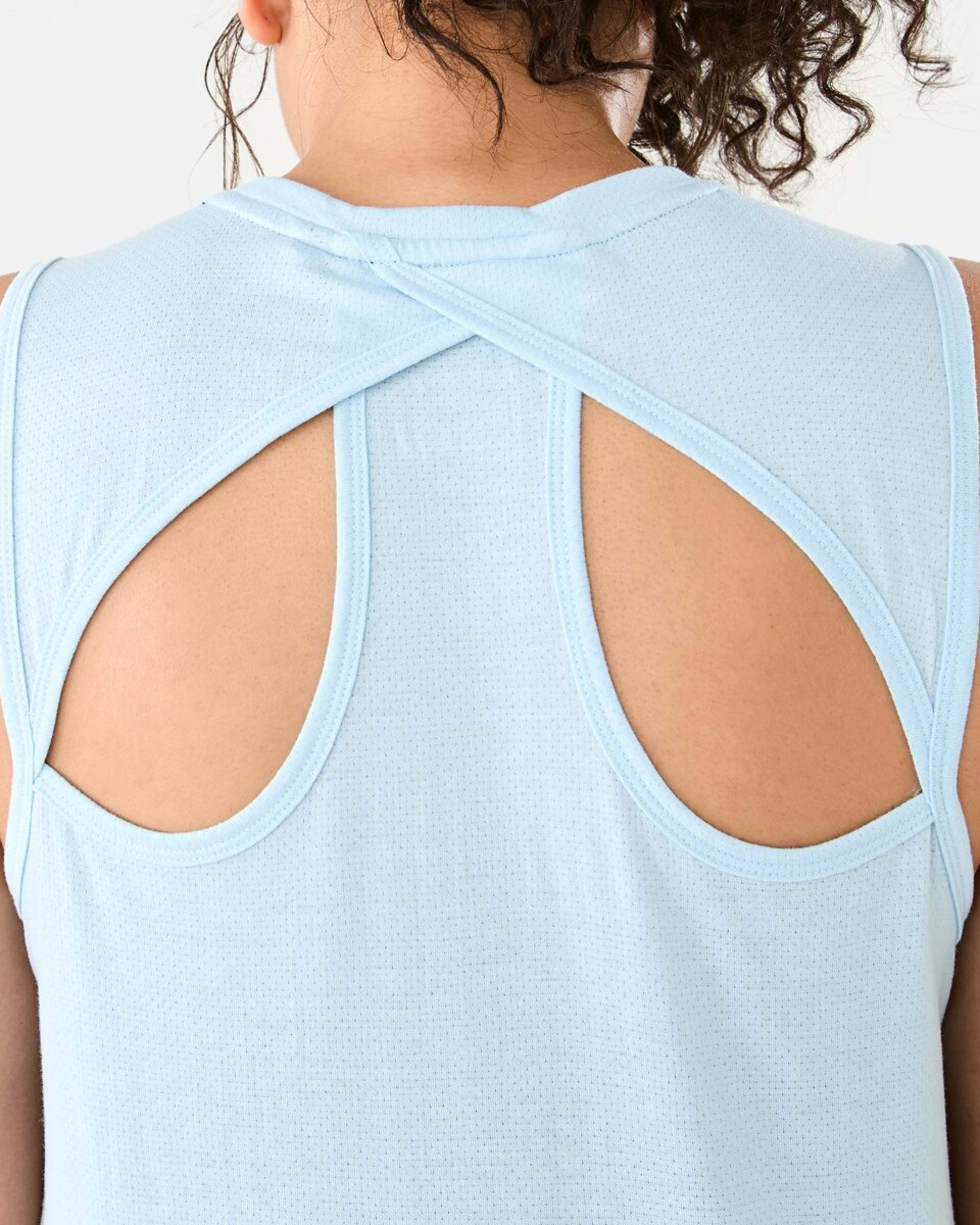 6 Everlast Womens Keyhole Tank EVERLAST POWDER BLUE, 6 of 7