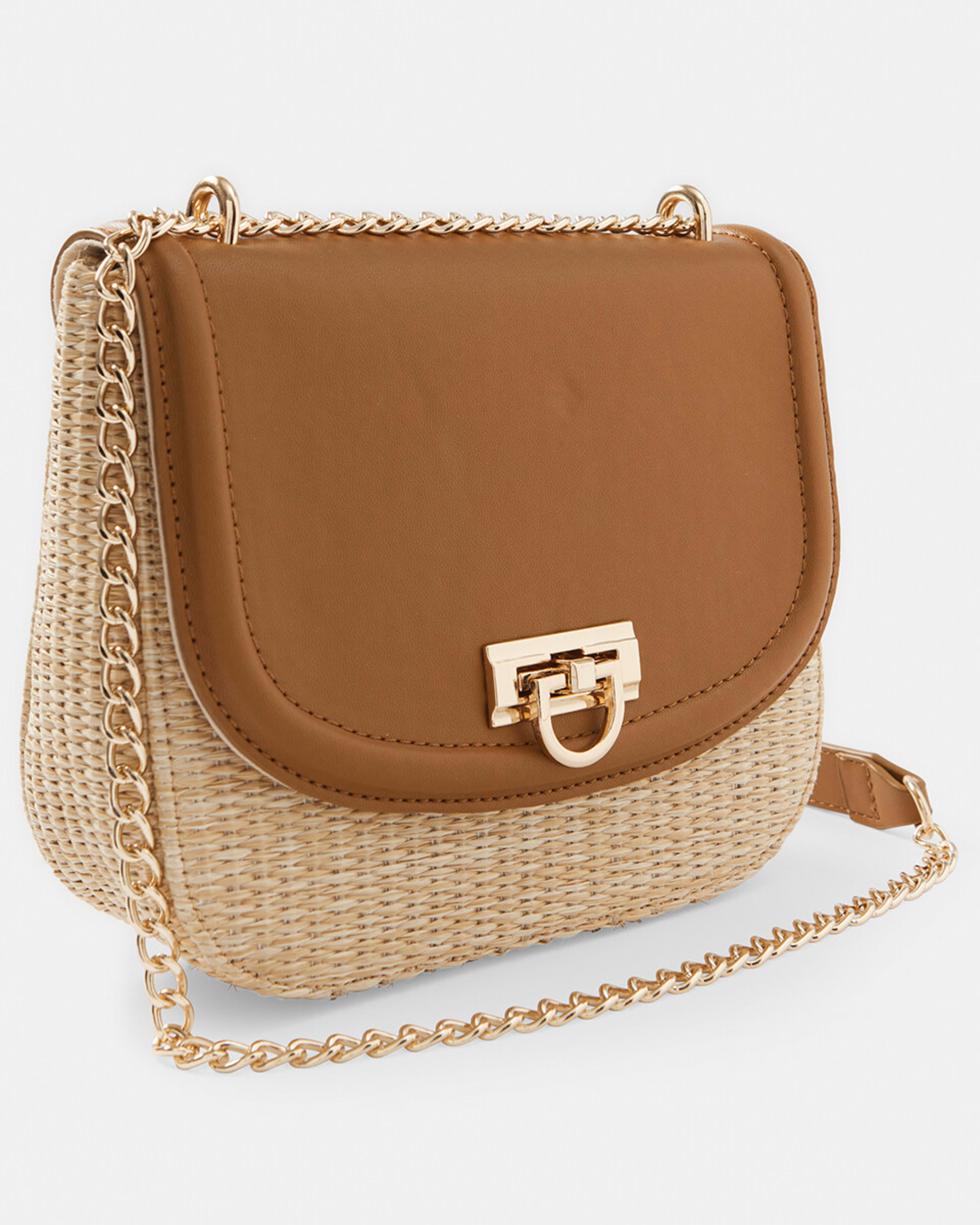3 Ring Closure Bag Tan, 3 of 5