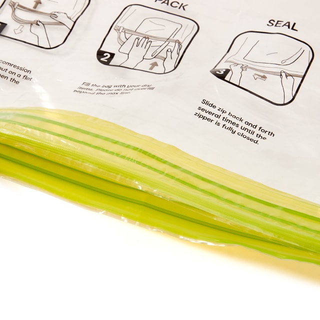 Travel Compression Storage Bags Clear Kmart