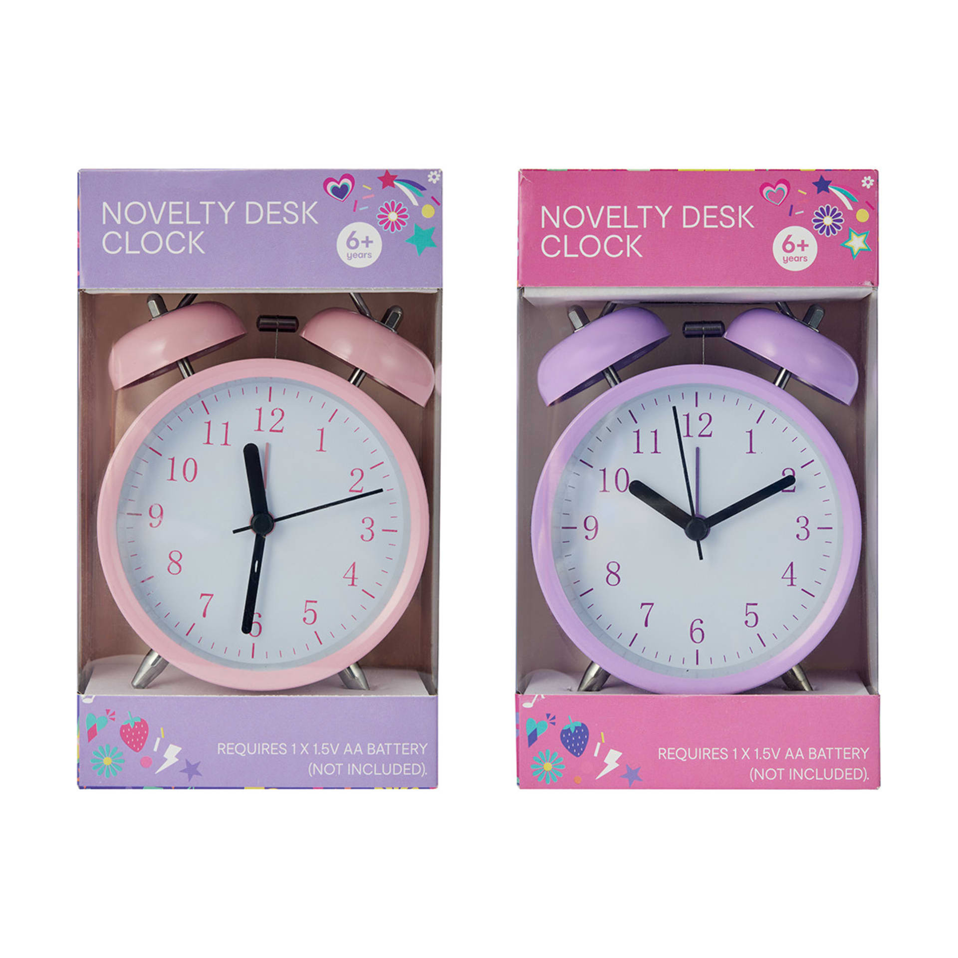 Novelty Desk Clock Assorted Kmart