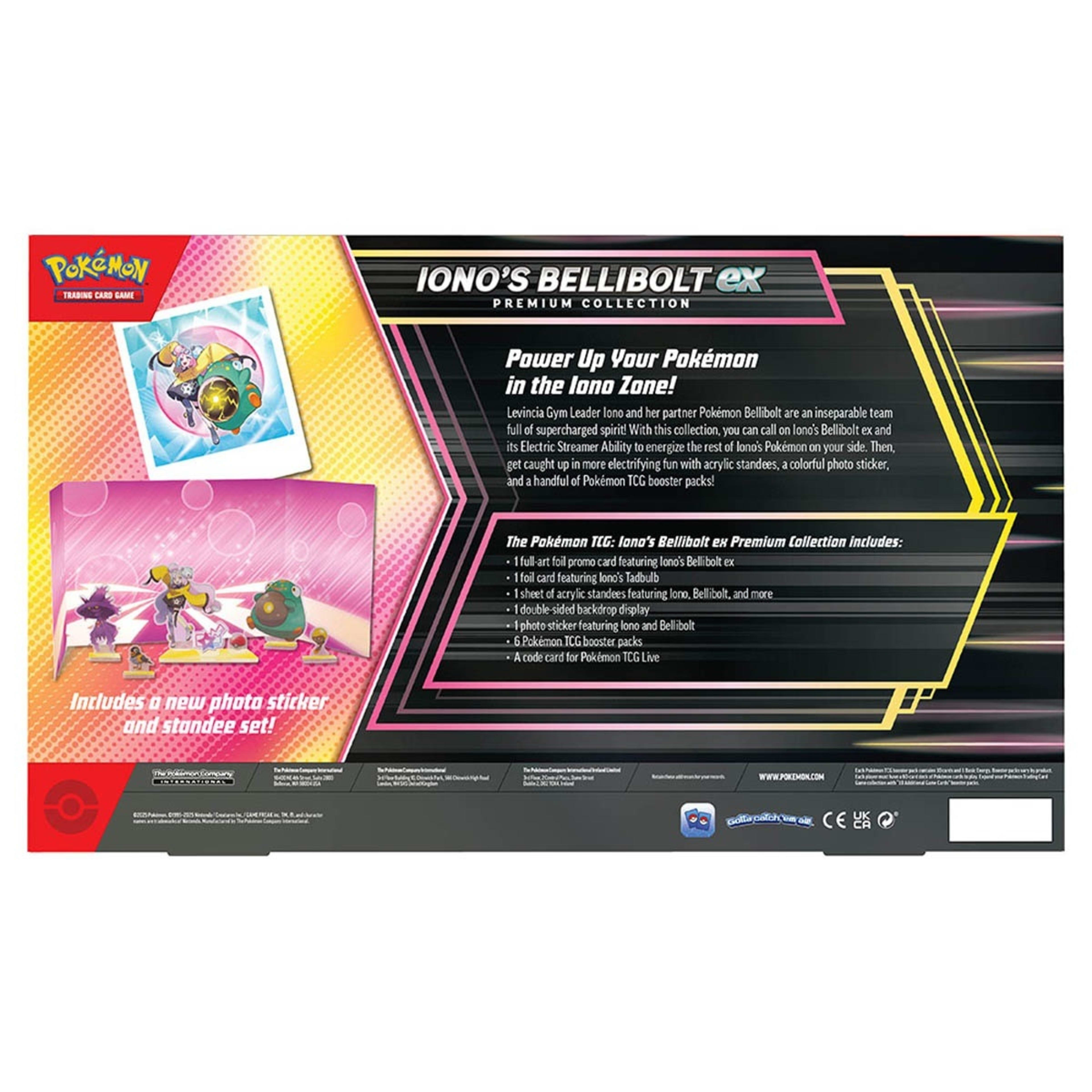 2 Pokemon Trading Card Game: Iono's Bellibolt Ex Premium Collection, 2 of 3