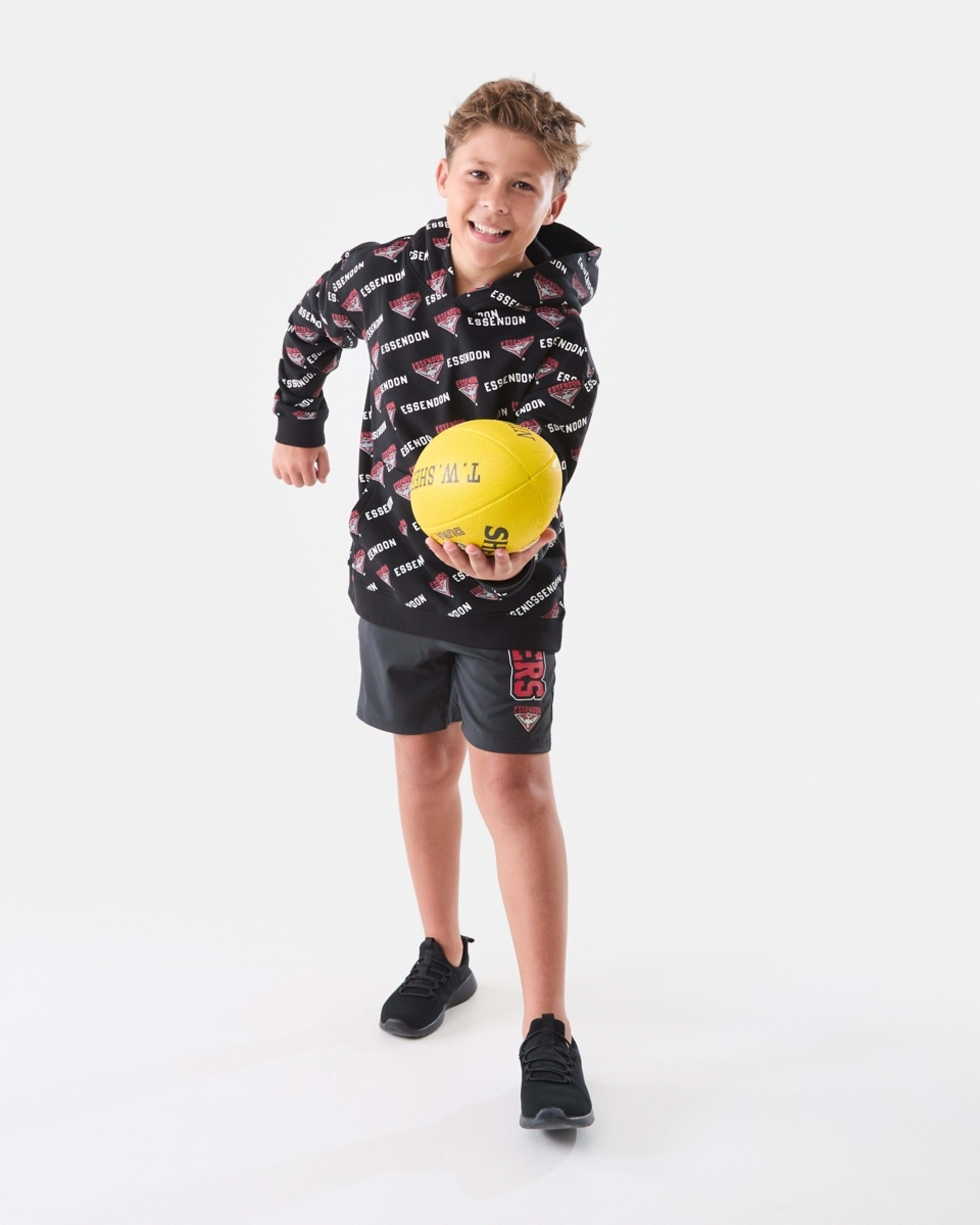 1 Official AFL Kids All Over Print Hoodie Essendon
