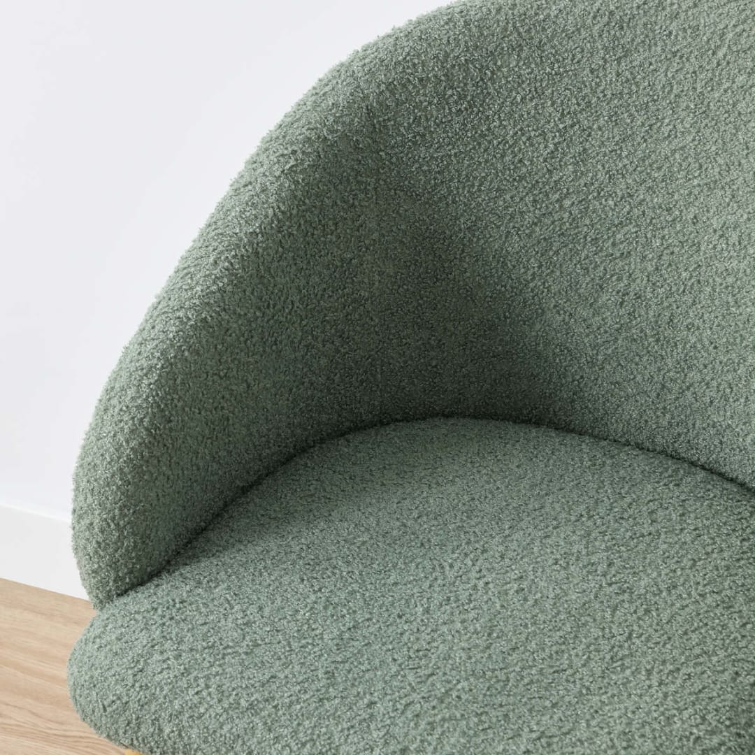 Noah Boucle Chair - Sage - Kmart