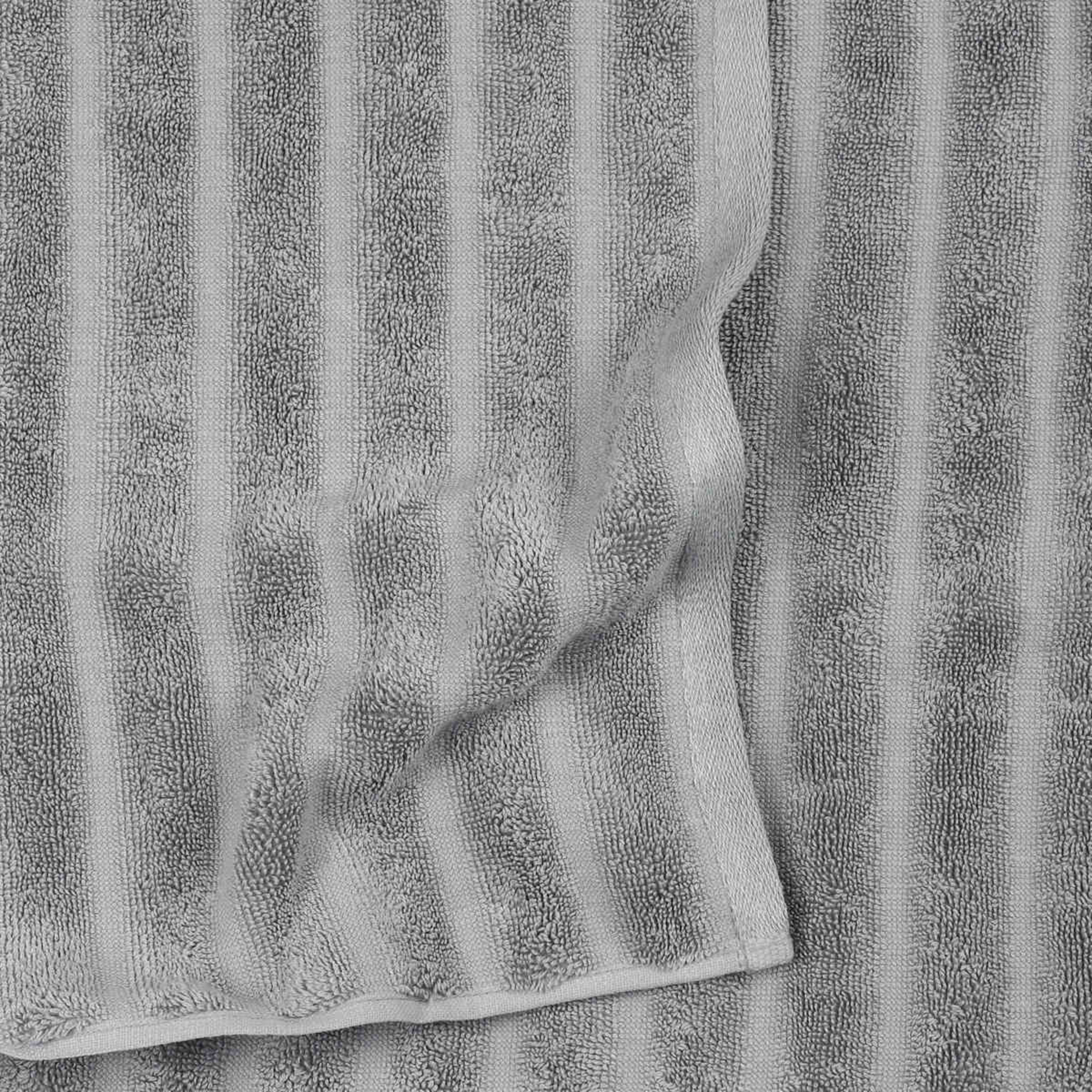 Thick Ribbed Australian Cotton Hand Towel Silver Kmart