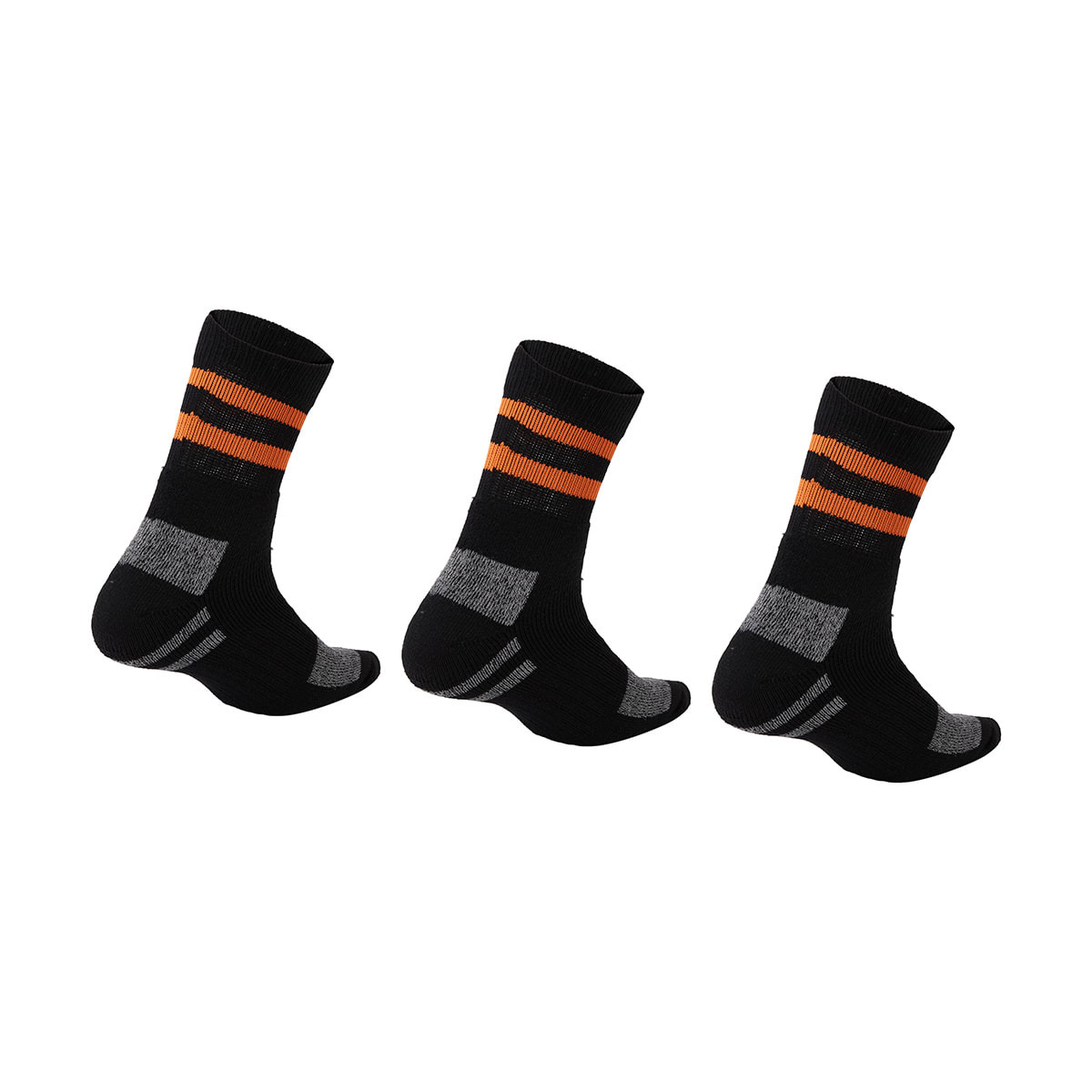 3 Pack Cotton Quarter Crew Socks Kmart