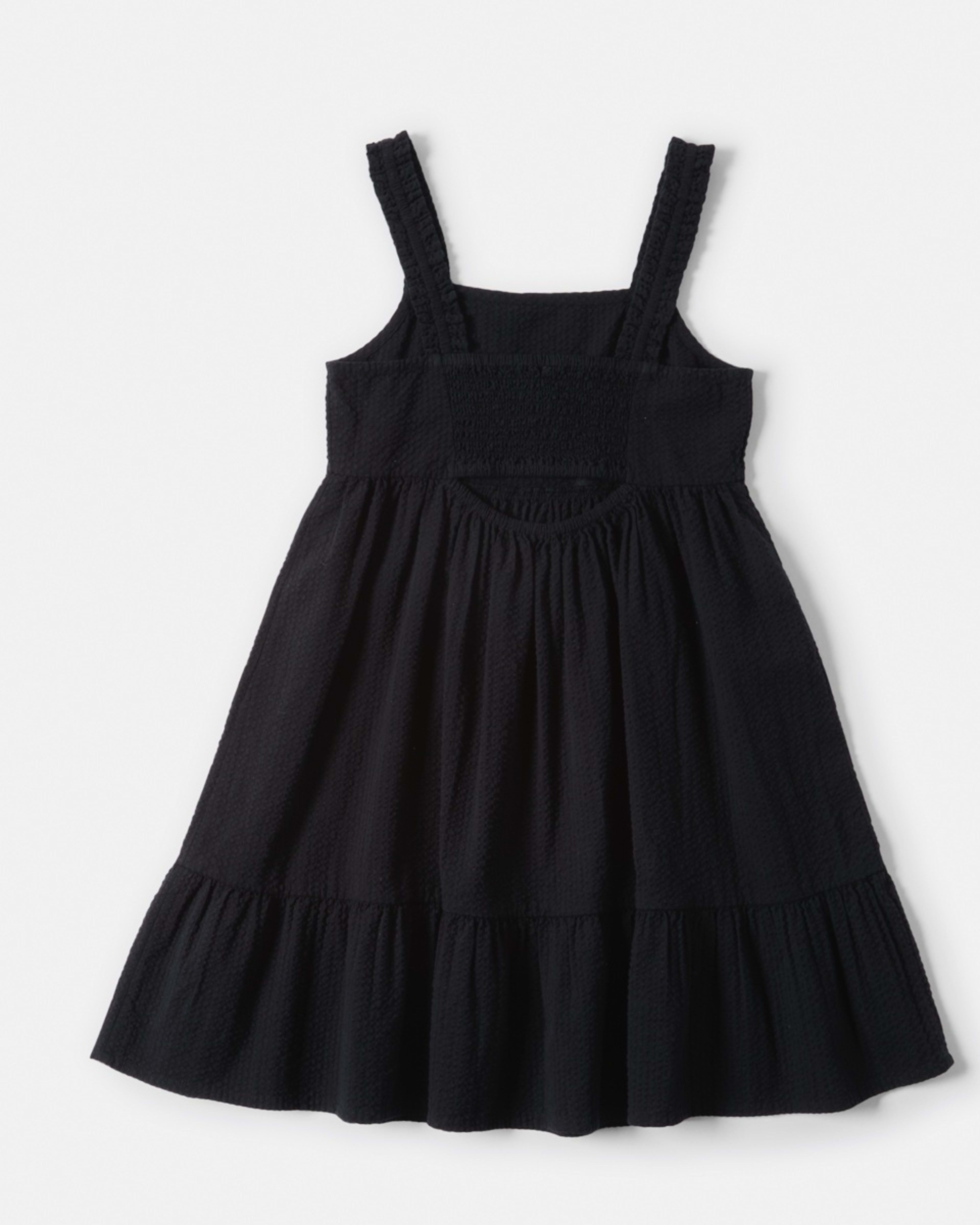 10 Cut Out Frill Dress Black, 10 of 10