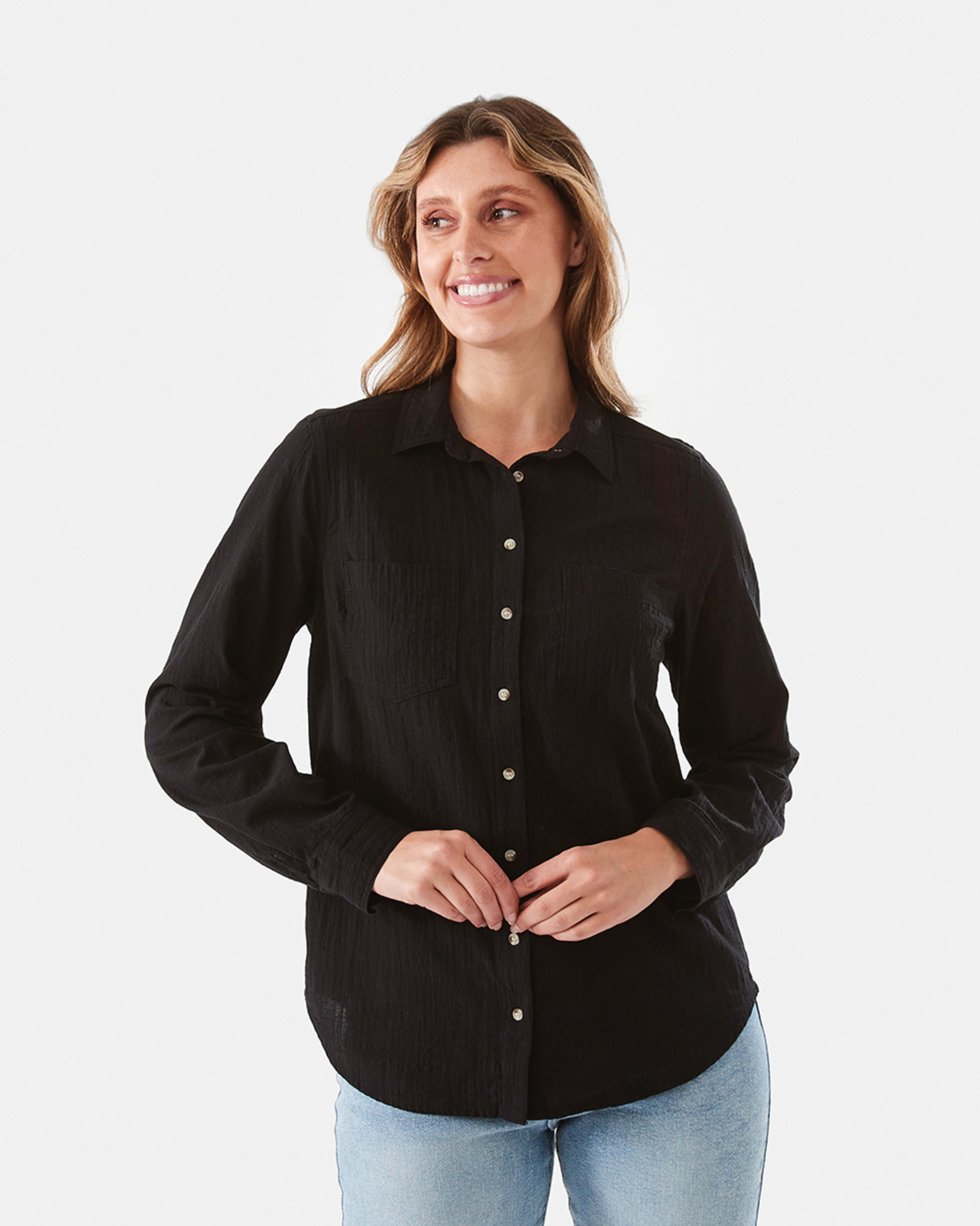 Long Sleeve Casual Shirt - Kmart NZ