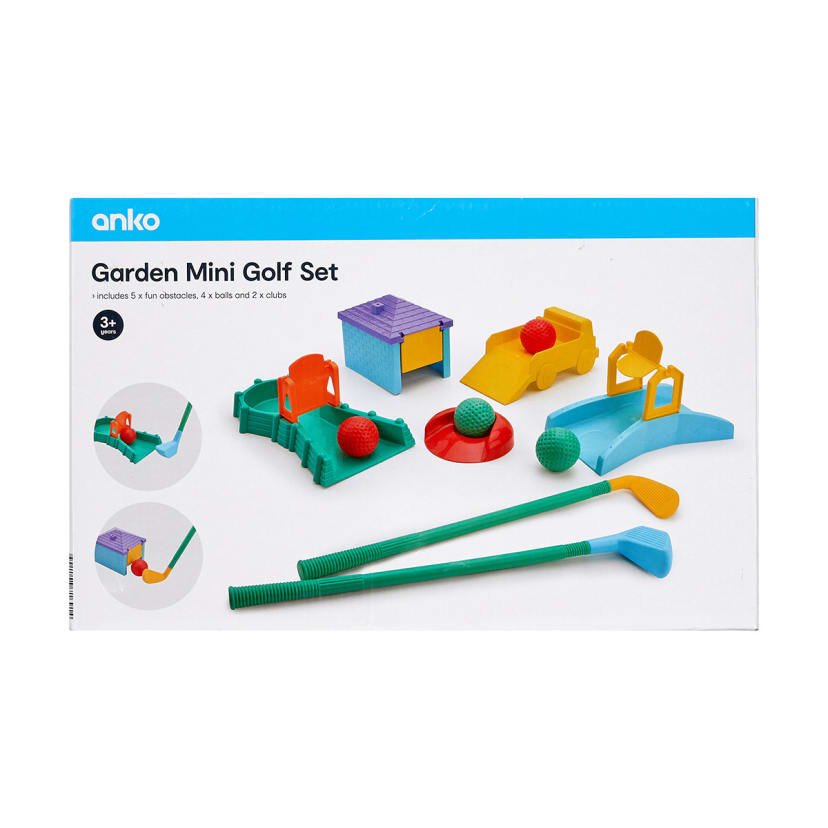 Garden Mini Golf Set Kmart